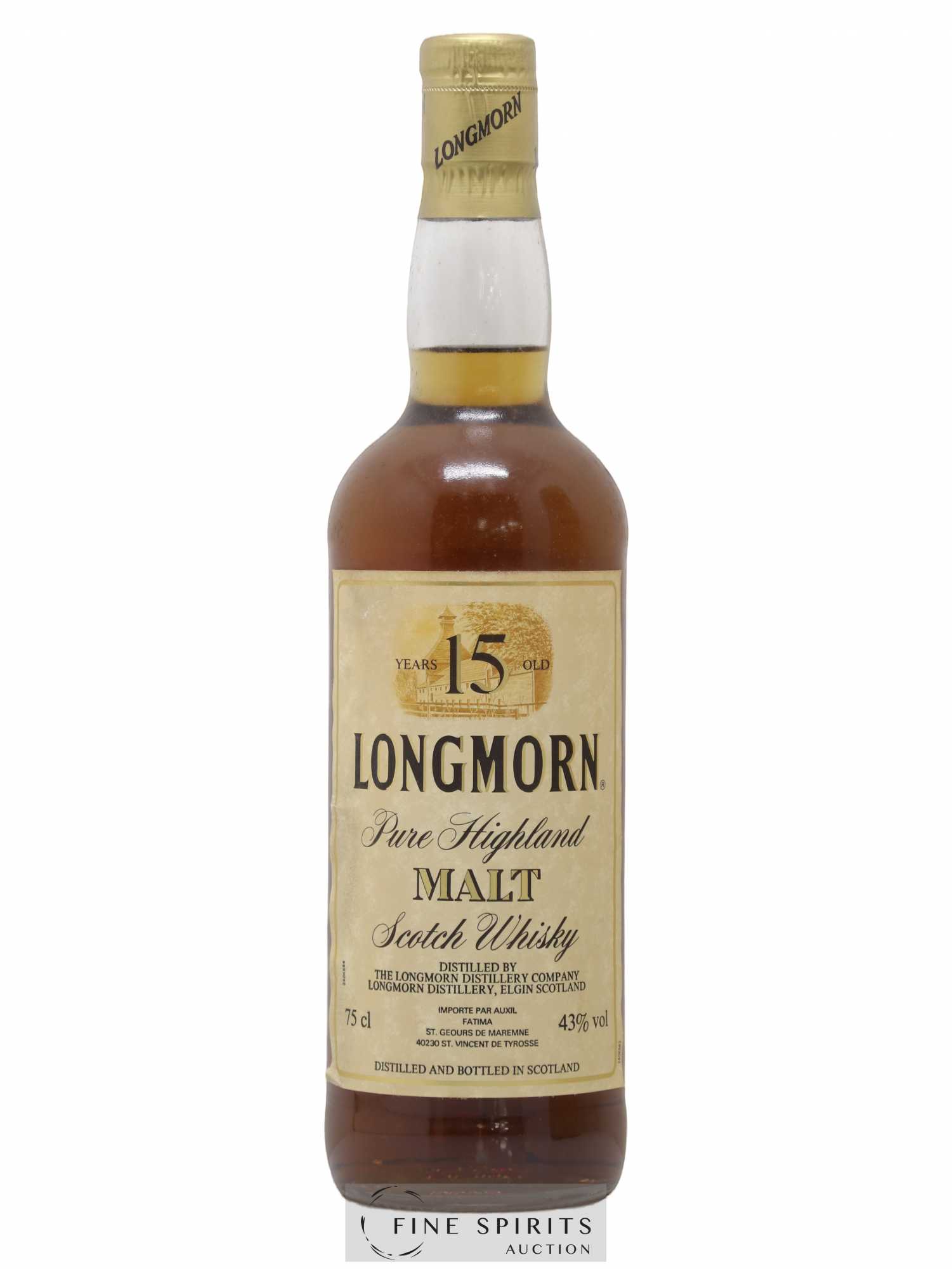 Longmorn 15 years Of. Auxil Import - Lot of 1 bottle - 1