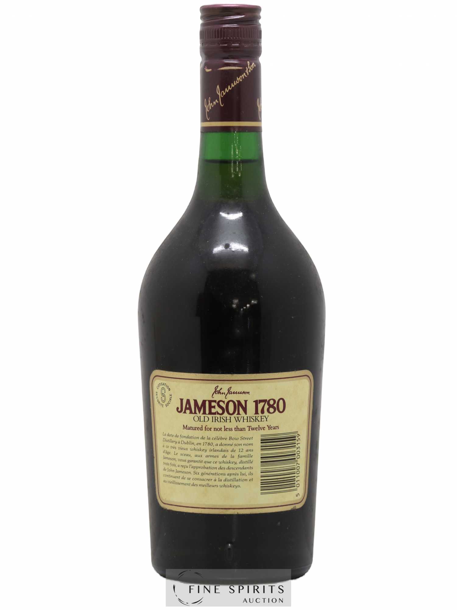 Jameson 12 years Of. 1780 Simon Frères Import Speciale Reserve - Lot of 1 bottle - 2