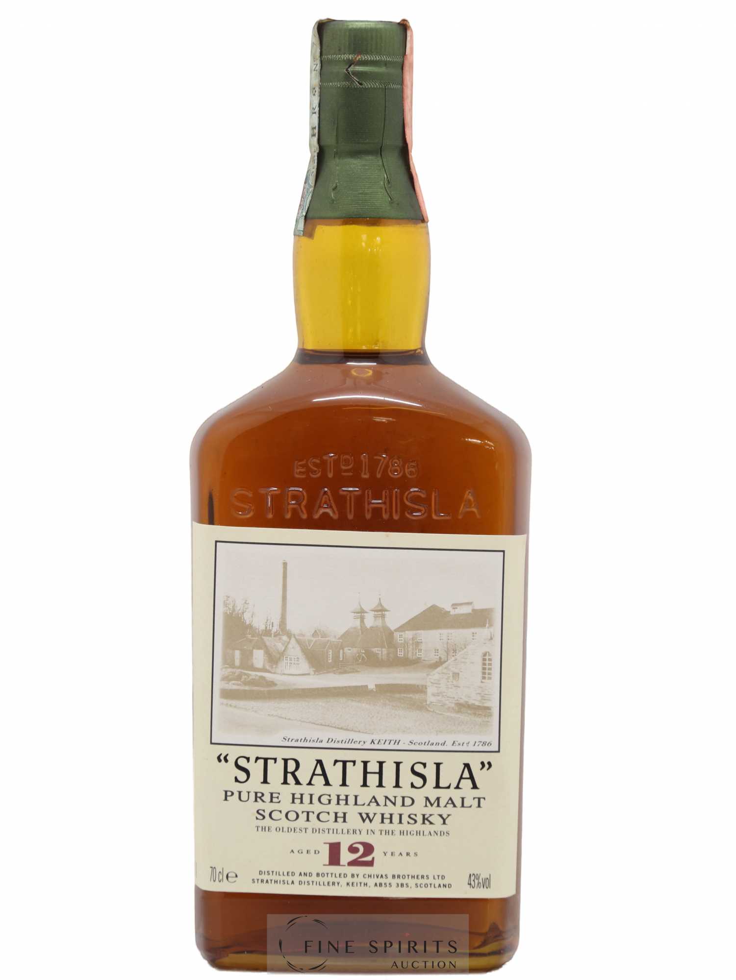 Strathisla 12 years Of. (70cl.) - Lot de 1 bouteille - 1