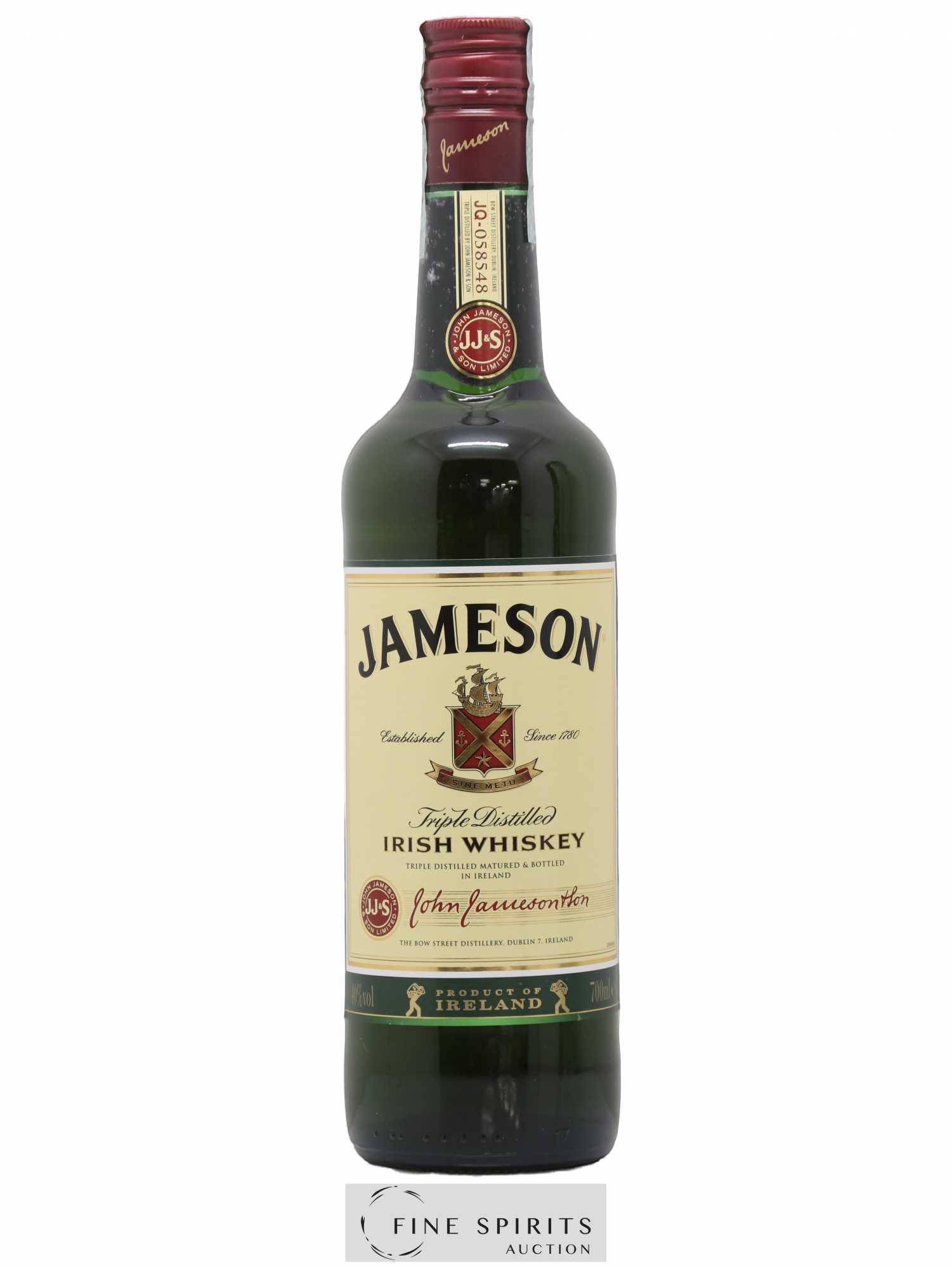 Jameson Of. Triple Distilled - Lot de 1 bouteille - 1