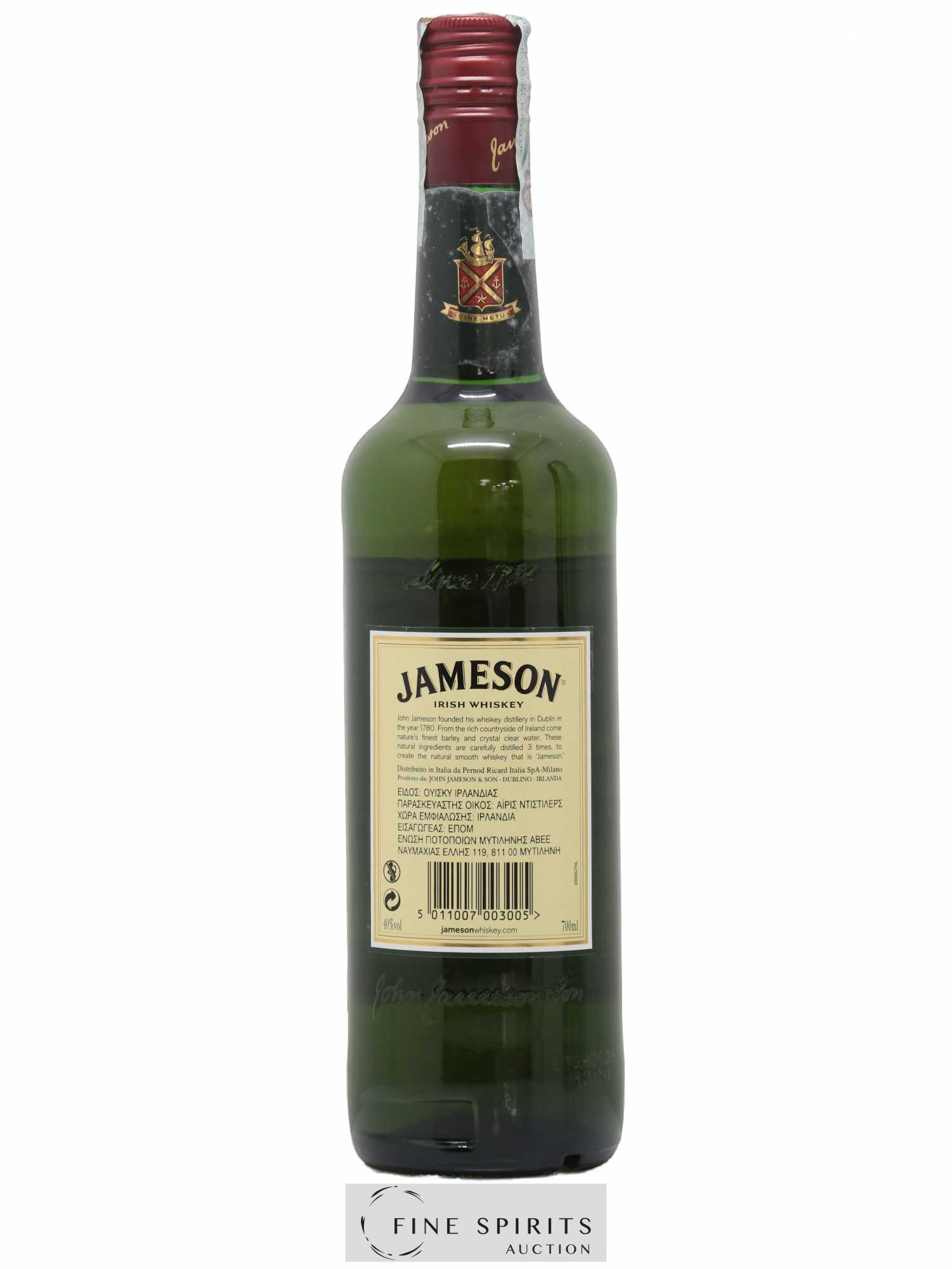 Jameson Of. Triple Distilled - Lot de 1 bouteille - 2