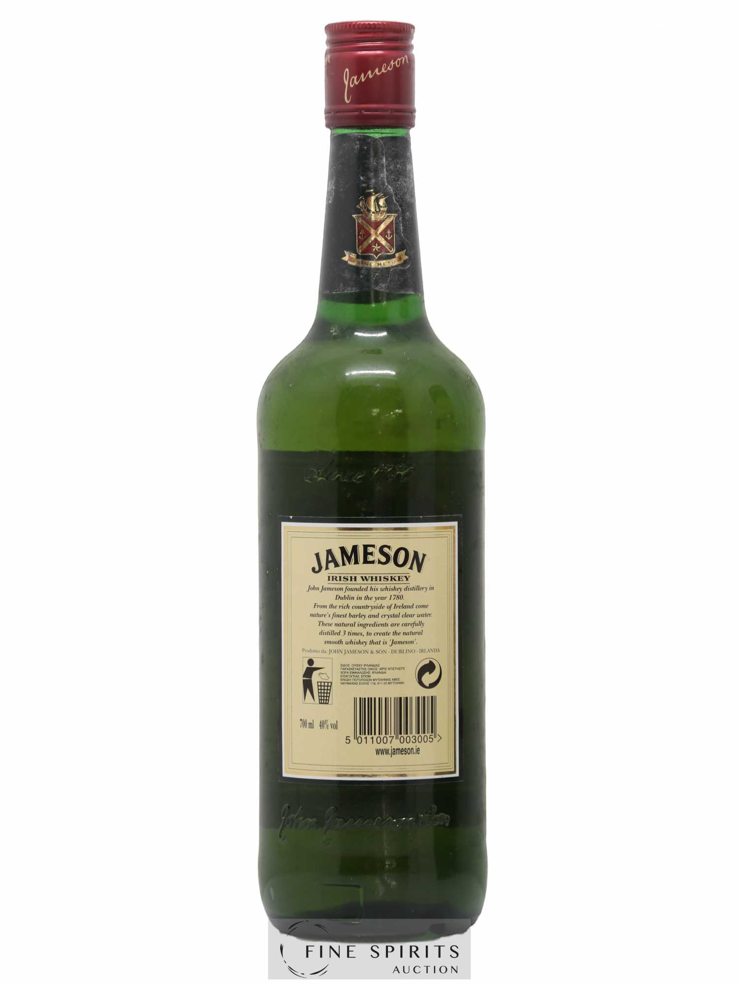 Jameson Of. Triple Distilled - Lot de 1 bouteille - 2