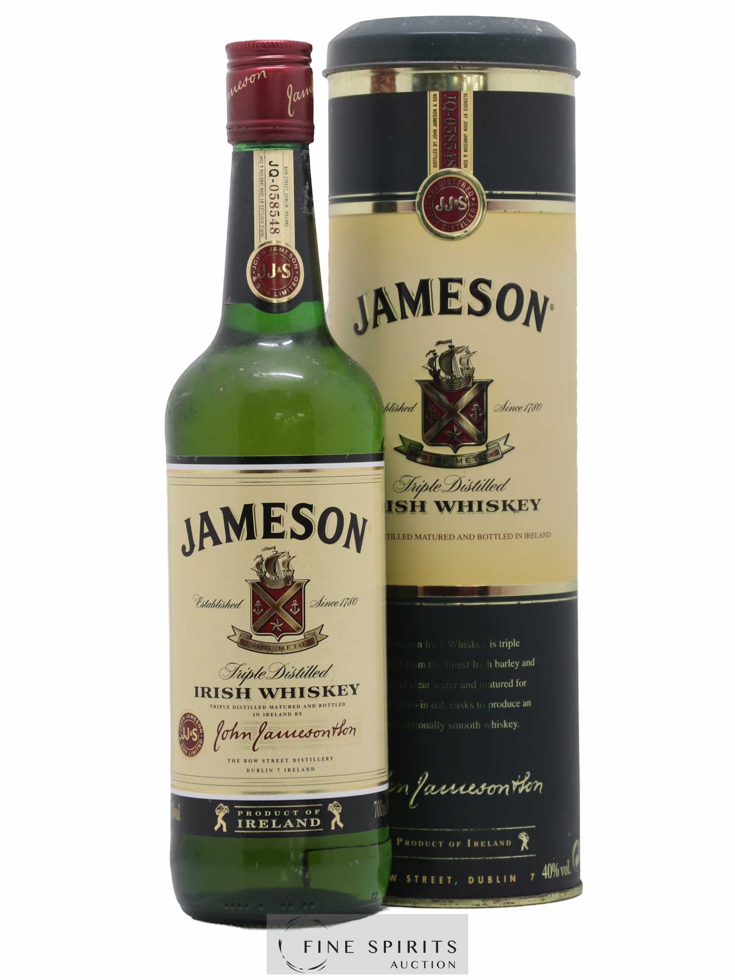 Jameson Of. Triple Distilled - Lot de 1 bouteille - 0