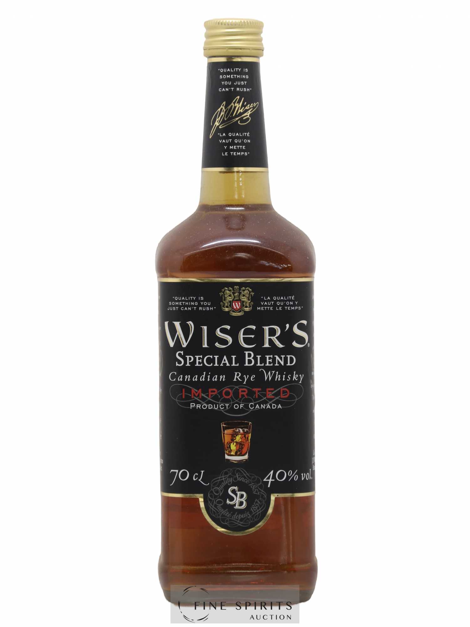 Wiser's Of. Special Blend Imported  (sans prix de réserve) - Lot de 1 bouteille - 0