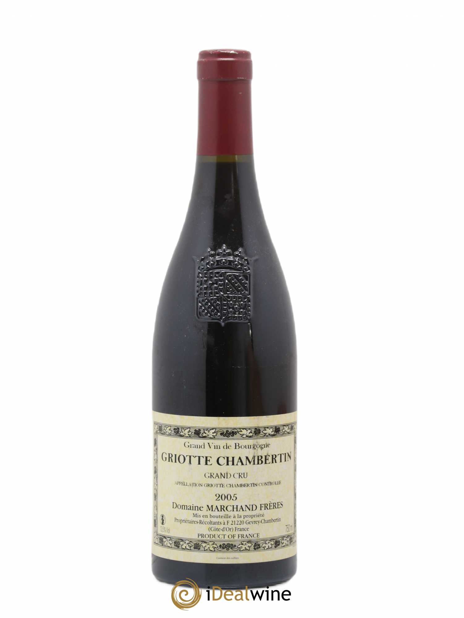 Griotte-Chambertin Grand Cru Domaine Marchand Frères 2005 - Lot of 1 bottle - 0