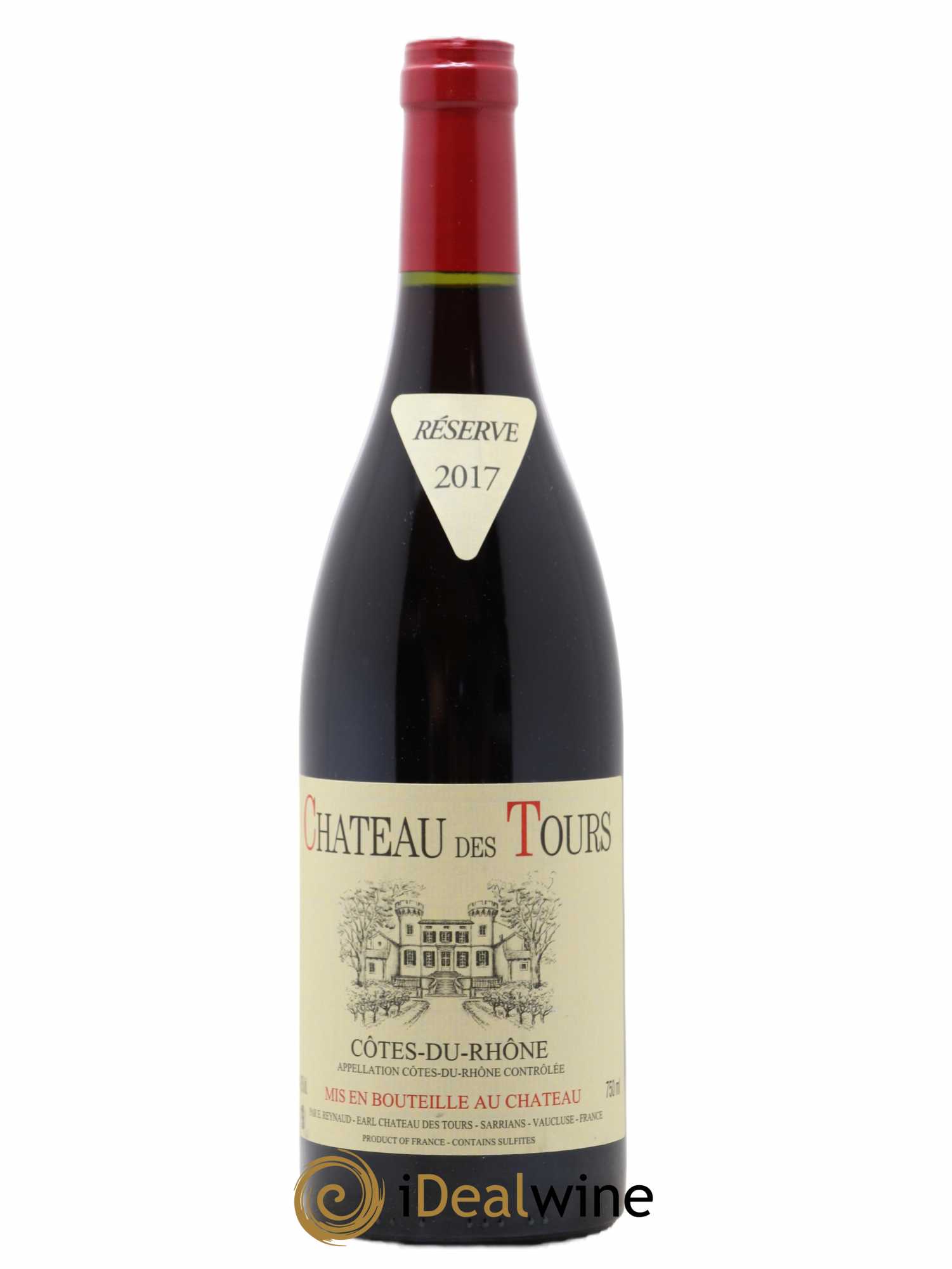 Côtes du Rhône Château des Tours Emmanuel Reynaud  (no reserve) 2017 - Lot of 1 bottle - 0