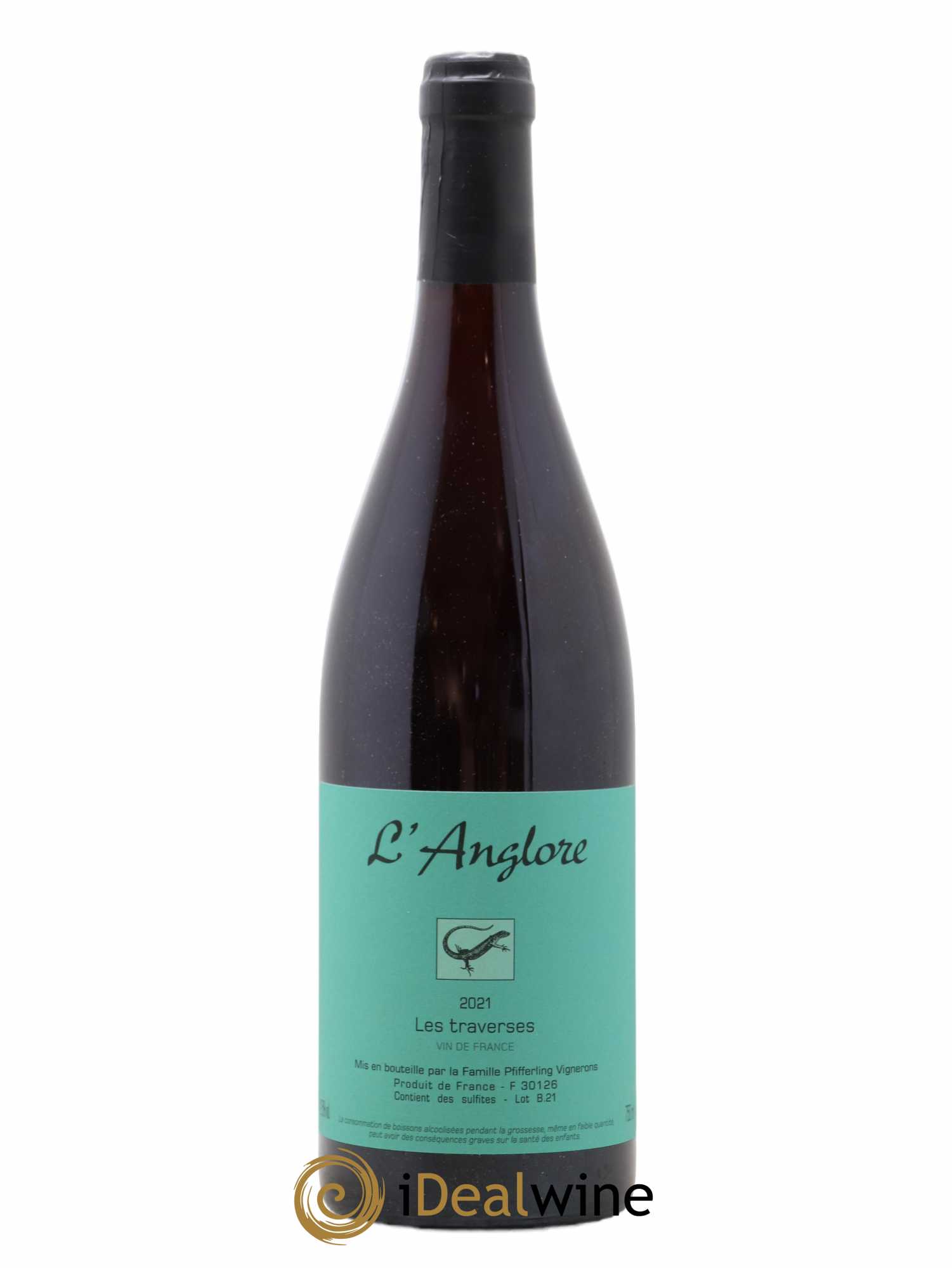 Vin de France Les Traverses L'Anglore  (ohne Mindestpreis) 2021 - Posten von 1 Flasche - 0