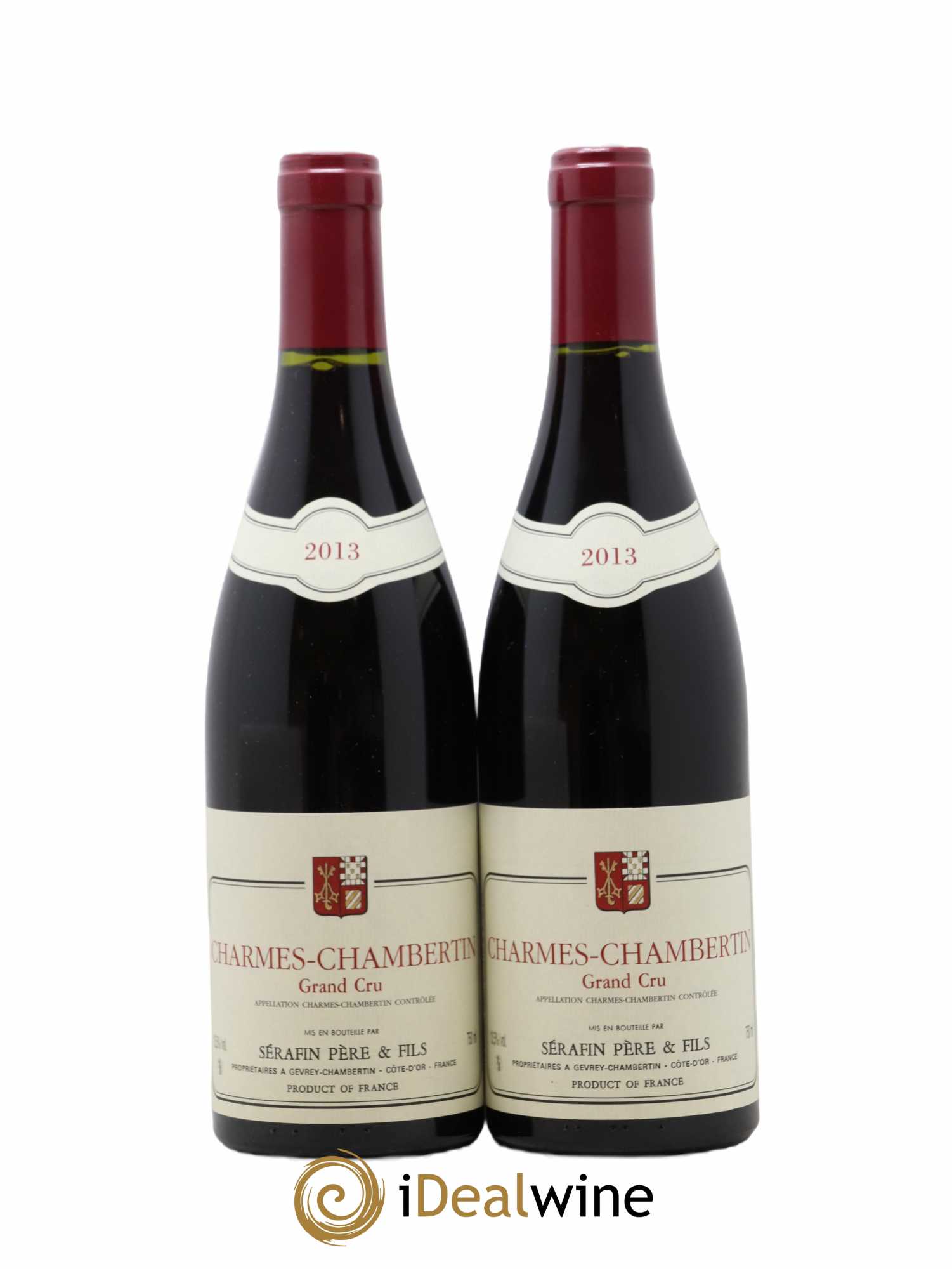 Chambertin Grand Cru Charmes Serafin 2013 - Lot de 2 bouteilles - 0