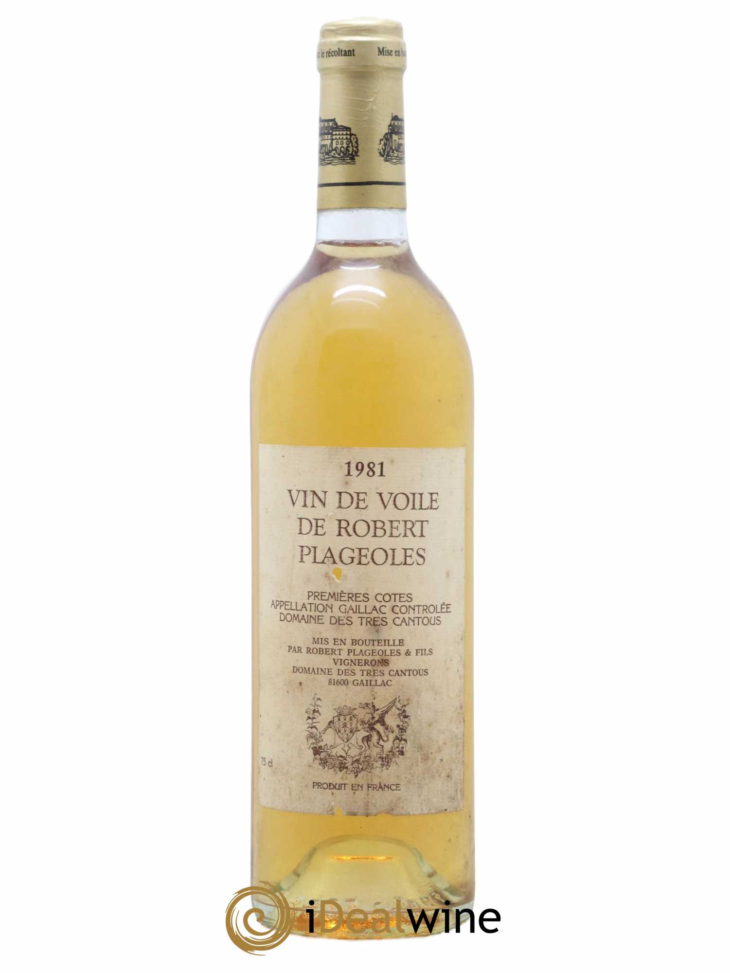 Gaillac Vin de voile Plageoles 1981 - Lot de 1 bouteille - 0