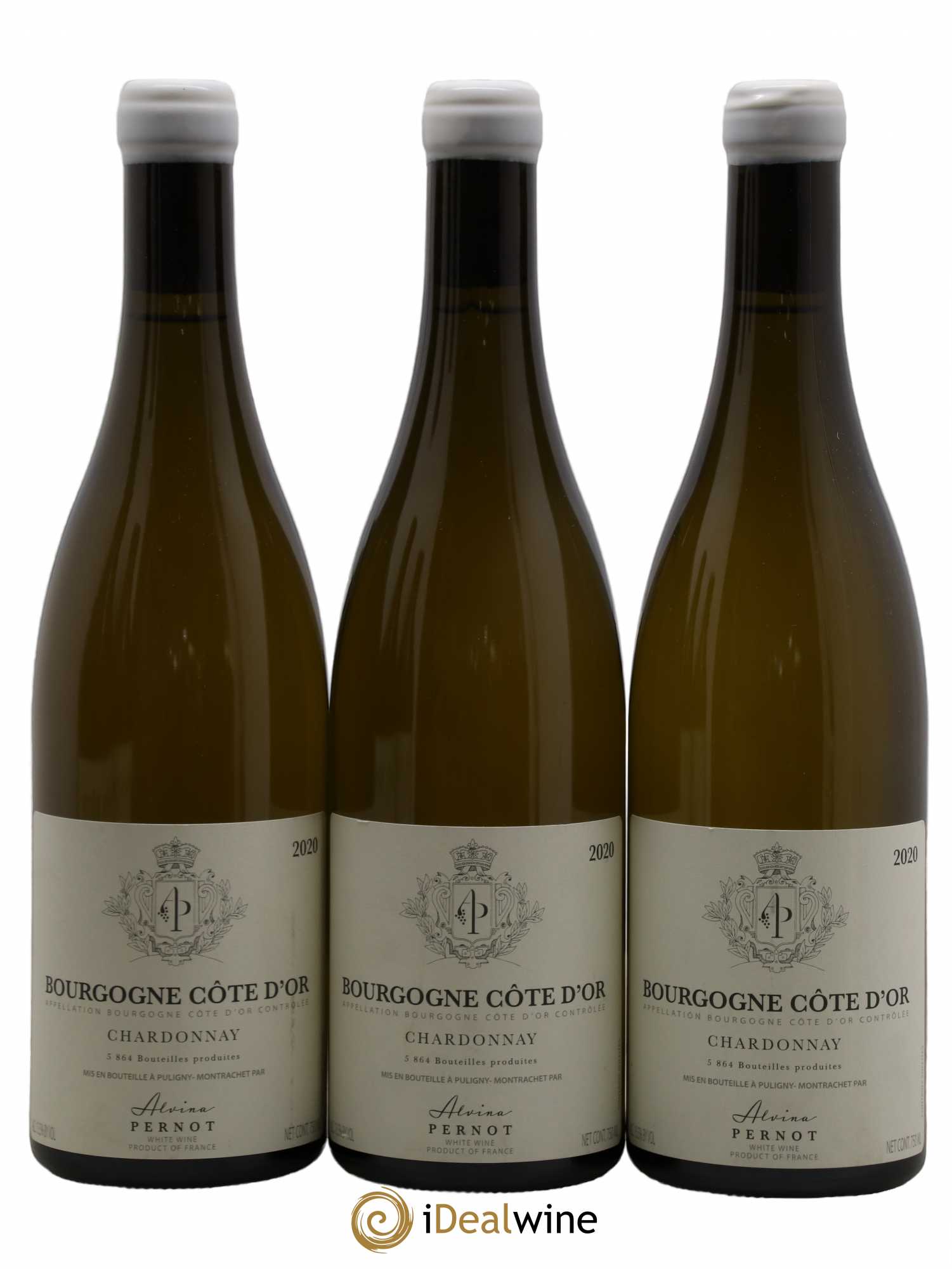 Bourgogne Alvina Pernot 2020 - Lot de 3 bouteilles - 0