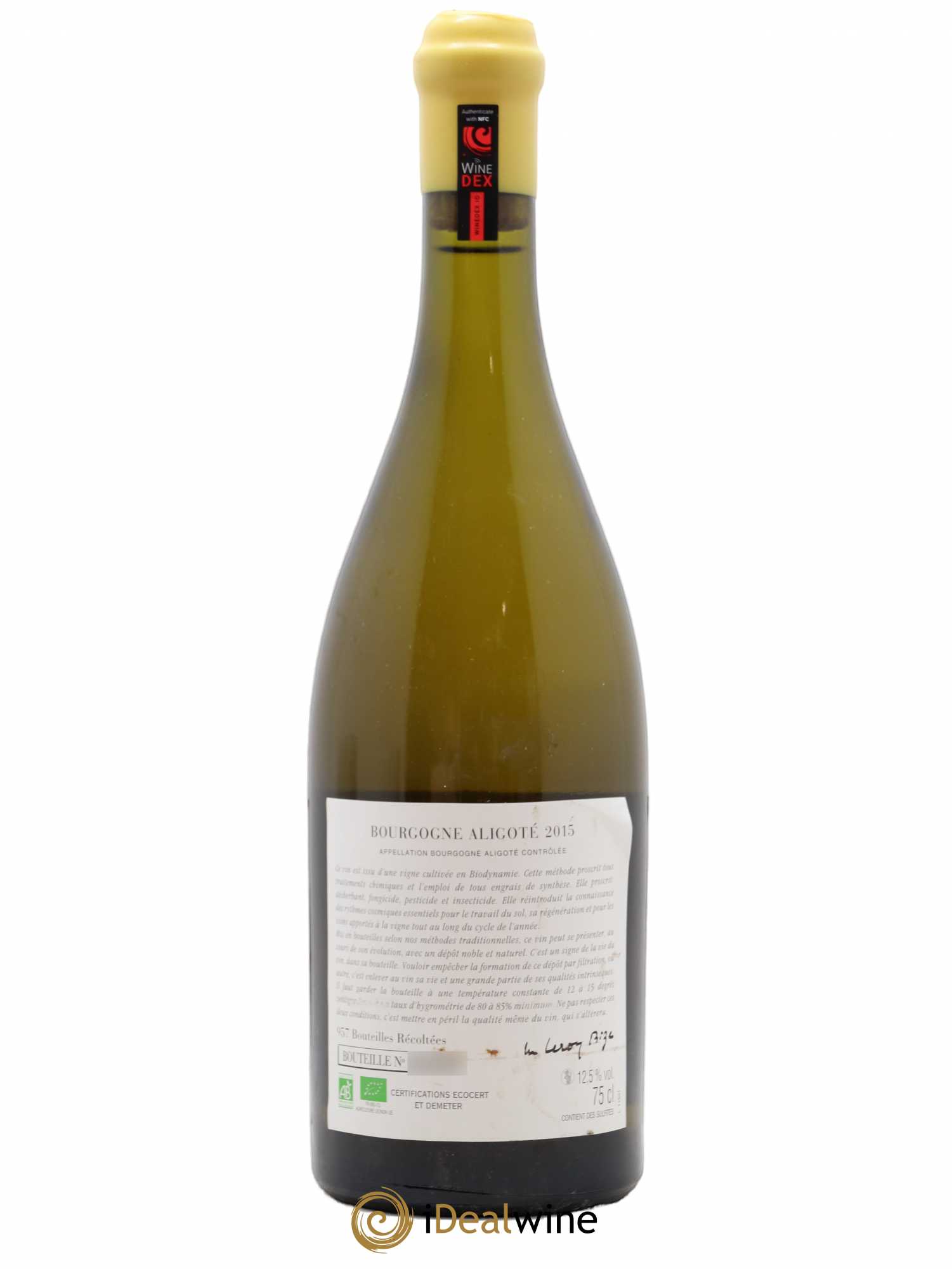 Bourgogne Aligoté Sous Chatelet d'Auvenay (Domaine) 2015 - Lot de 1 bouteille - 1