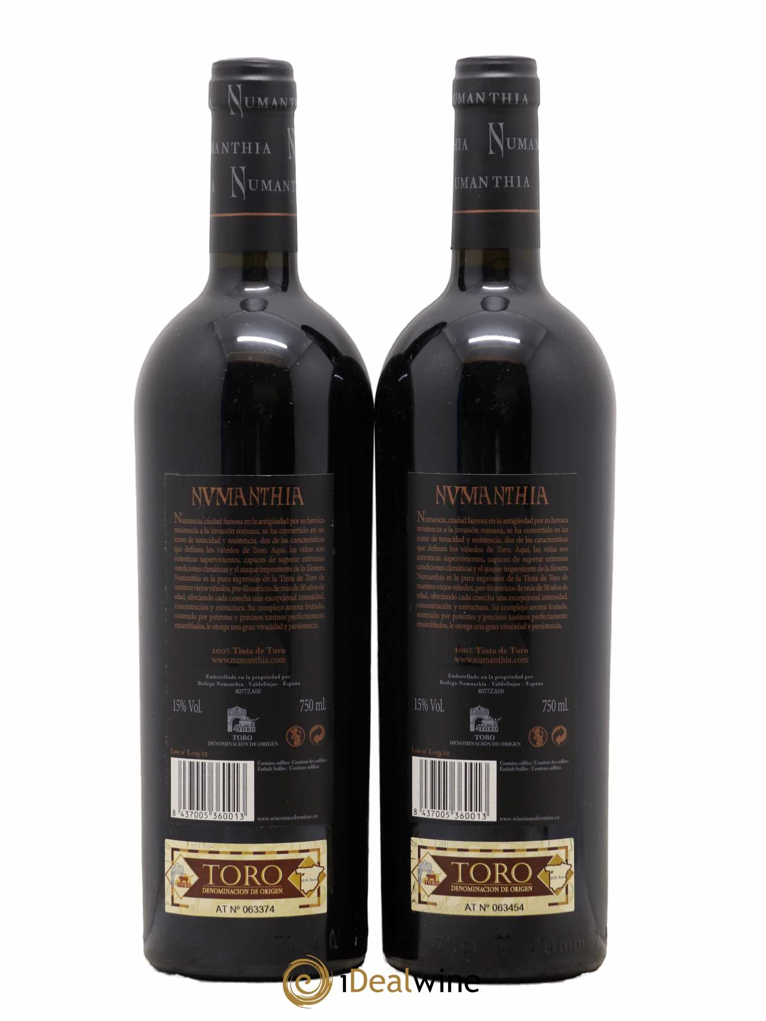 Toro DO Bodega Numanthia Numanthia 2010 - Lot de 2 bouteilles - 1