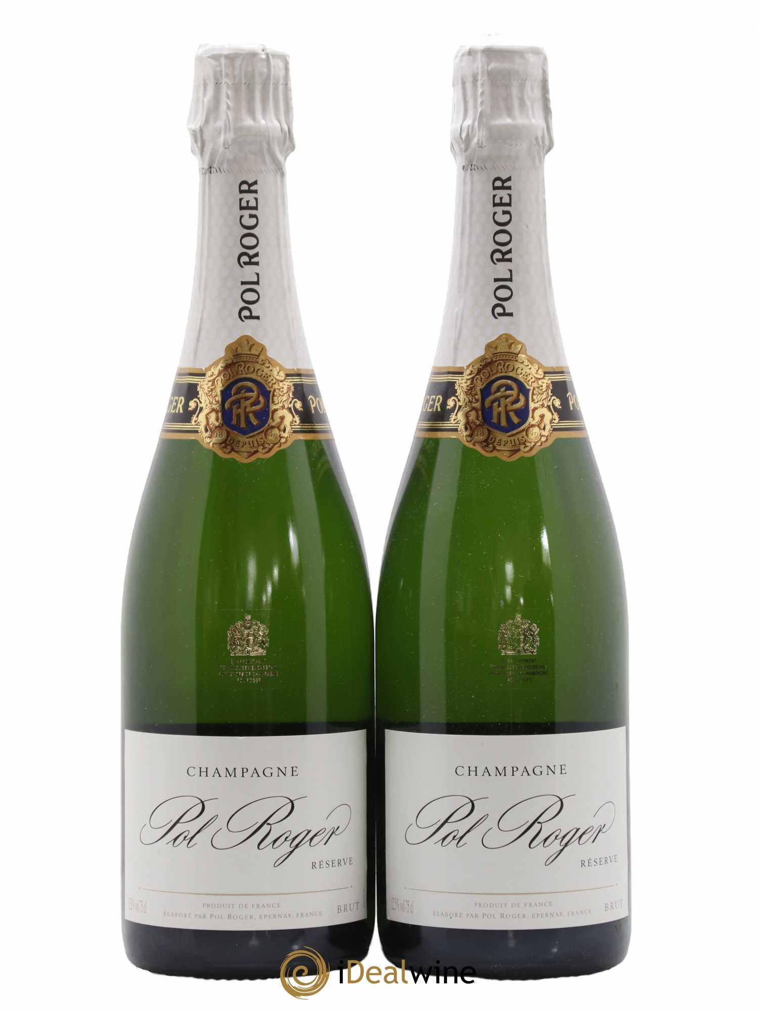 Brut Réserve Pol Roger - Lot of 2 bottles - 0