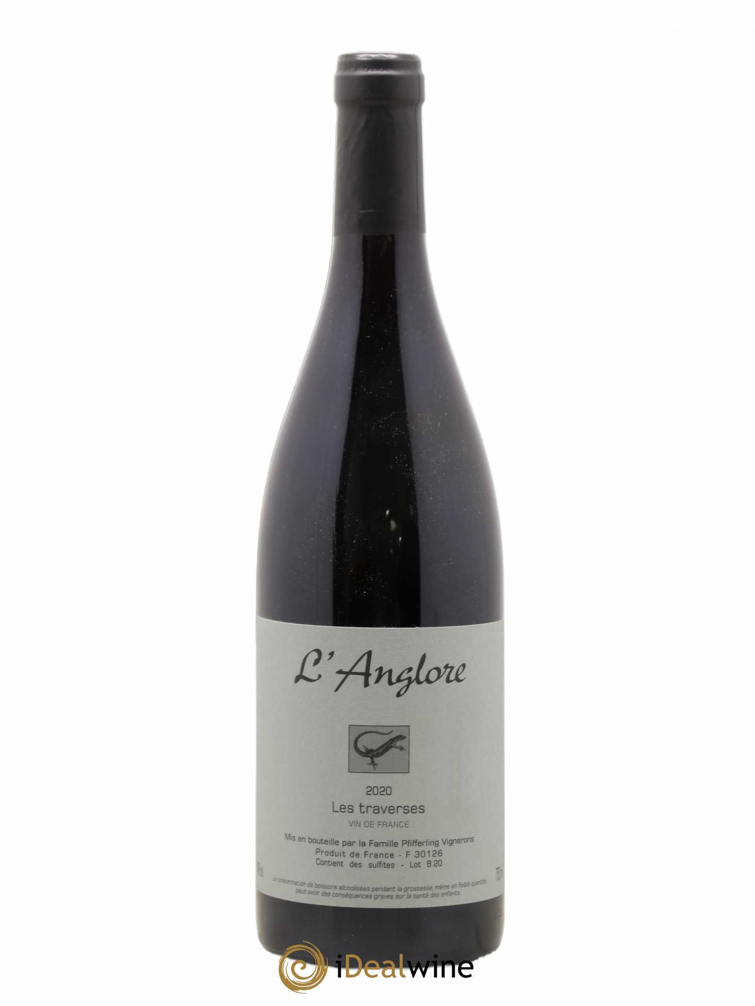 Vin de France Les Traverses L'Anglore  (ohne Mindestpreis) 2020 - Posten von 1 Flasche - 0