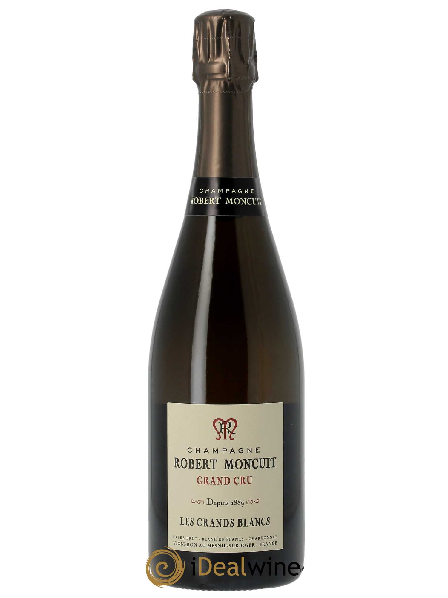 Les Grands Blancs Grand Cru Extra Brut Robert Moncuit  - Lotto di 1 bottiglia - 2