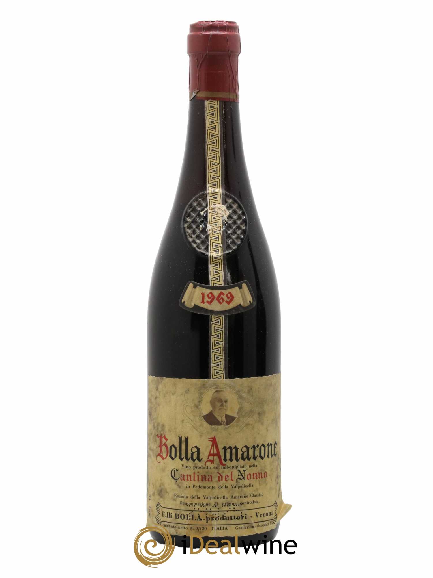 Amarone della Valpolicella DOC Cantina del Nonno Bolla 1969 - Lot de 1 bouteille - 0