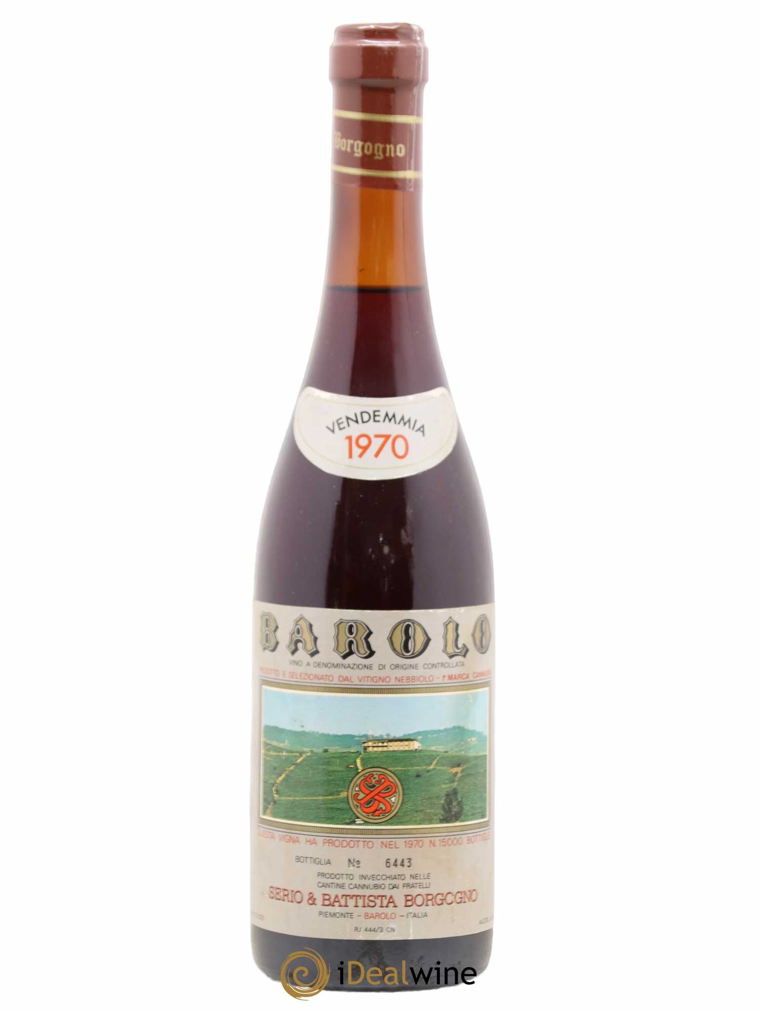 Barolo DOCG Borgogno Serio & Battista 1970 - Lot de 1 bouteille - 0