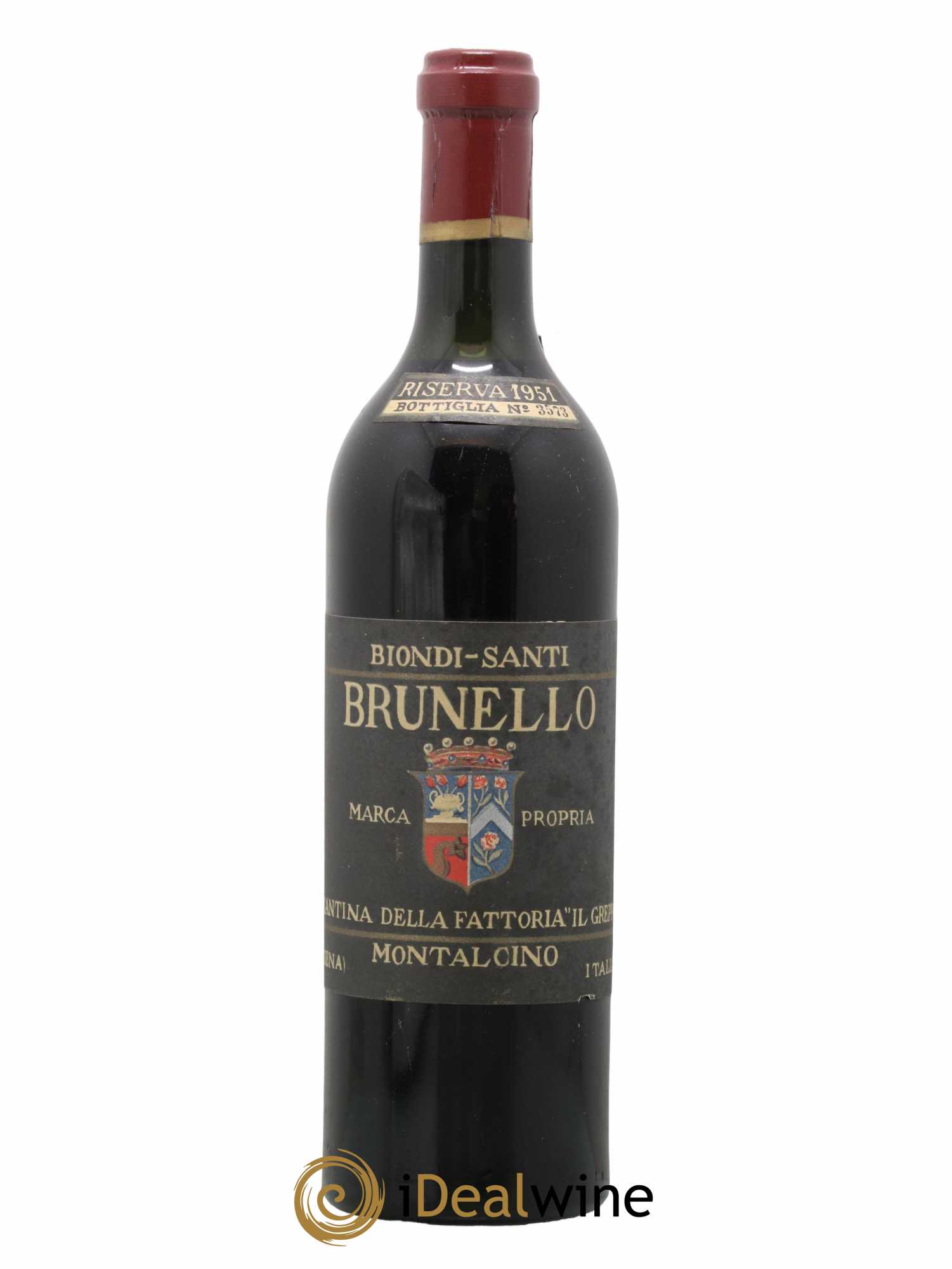 Brunello di Montalcino DOCG Riserva Biondi-Santi Tenuta Greppo 1951 - Lot de 1 bouteille - 0