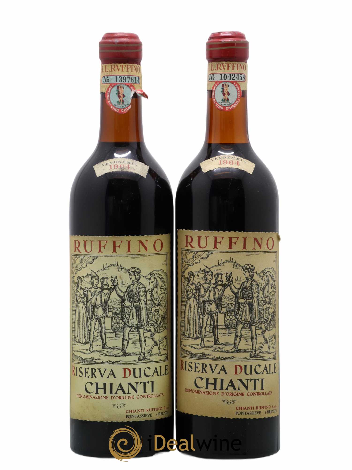 Chianti Classico DOCG Riserva Ducale Ruffino 1964 - Lot of 2 bottles - 0