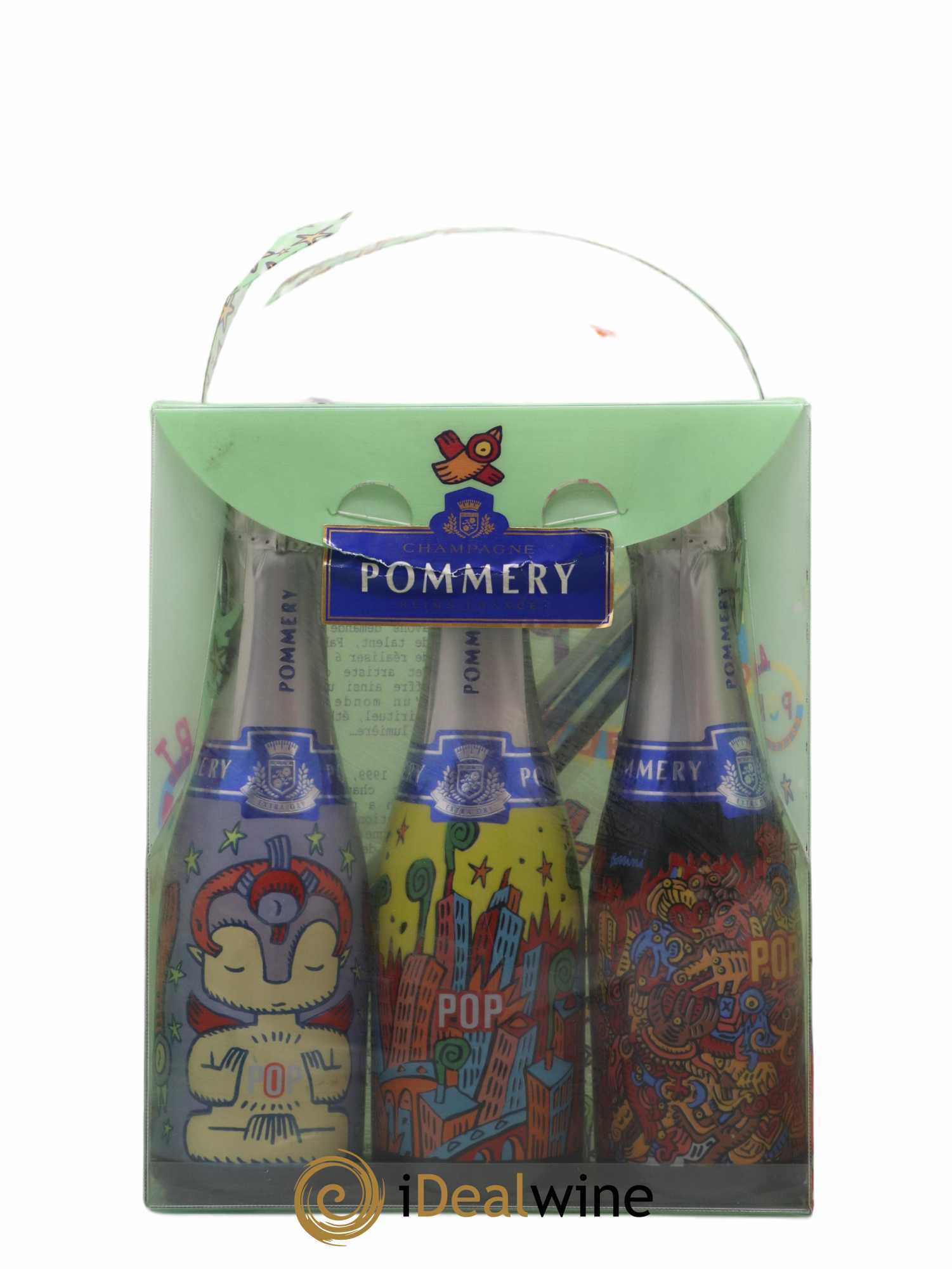 Champagne Coffret Pop Pommery - Lot de 1 bouteille - 0