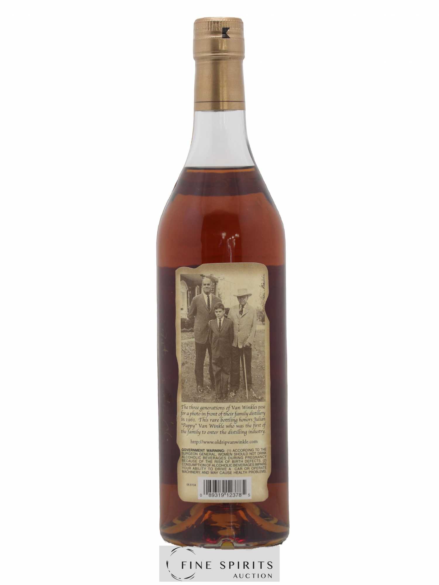 Pappy Van Winkle's 23 years Of. Old Rip Van Winkle Distillery Family Reserve - Lot of 1 bottle - 1