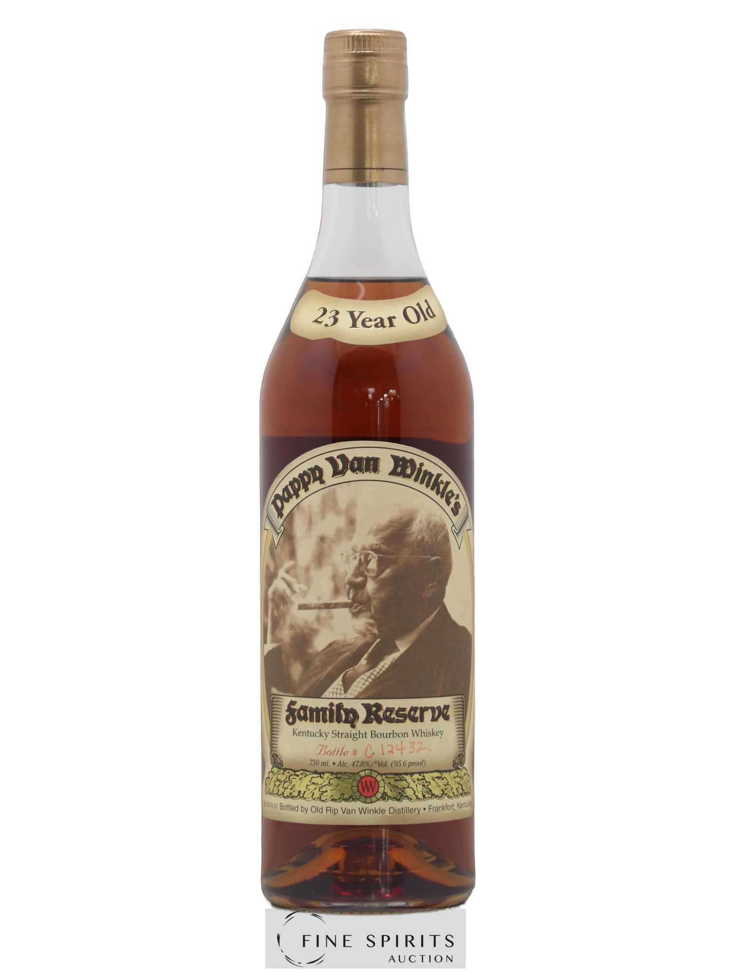 Pappy Van Winkle's 23 years Of. Old Rip Van Winkle Distillery Family Reserve - Lot of 1 bottle - 0