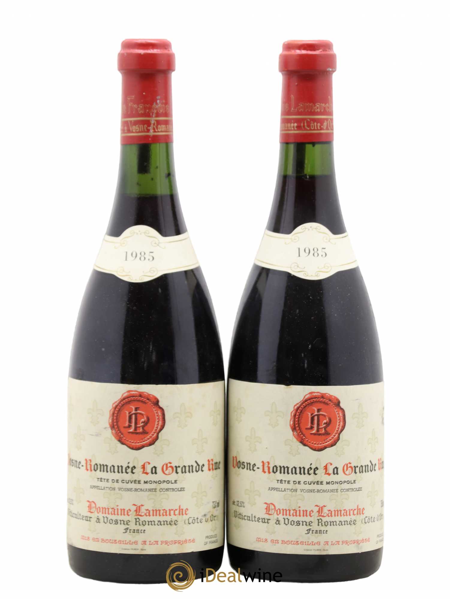 La Grande Rue Grand Cru Lamarche (Domaine) 1985 - Lot of 2 bottles - 0