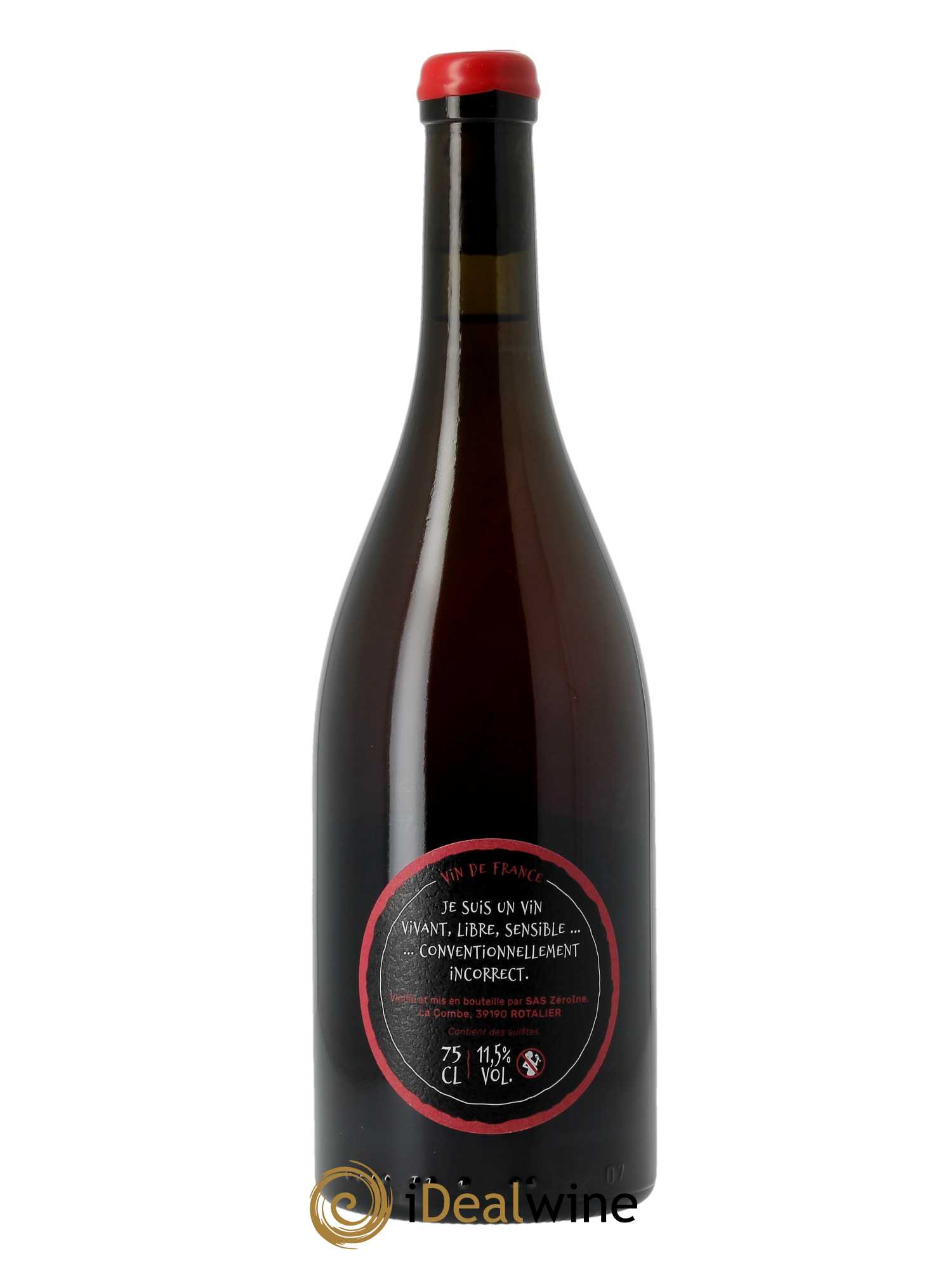 Vin de France Pirie Zeroine  2021 - Lot de 1 bouteille - 1