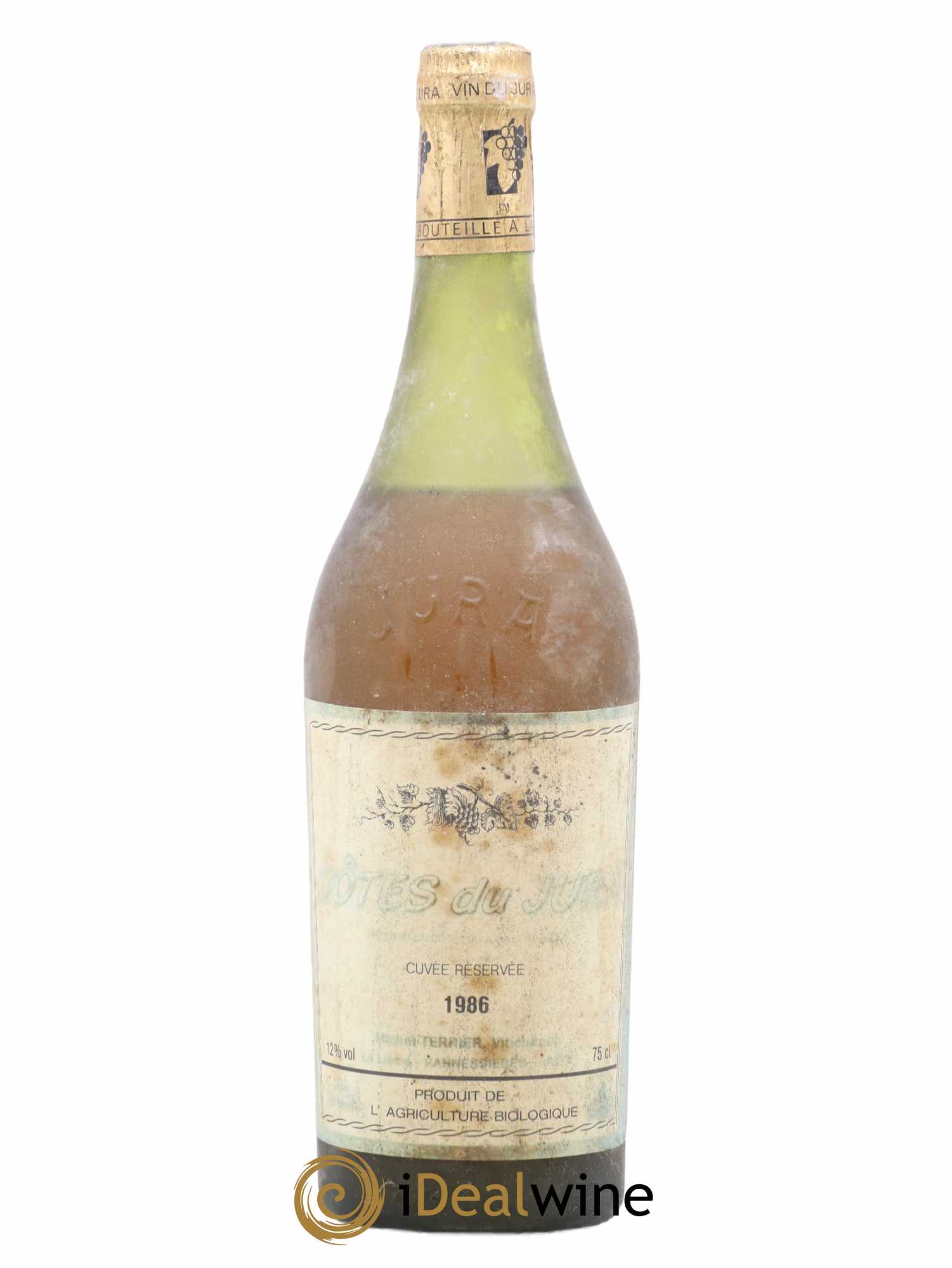 Côtes du Jura Cuvée réservée Terrier (no reserve) 1986 - Lot of 1 bottle - 0