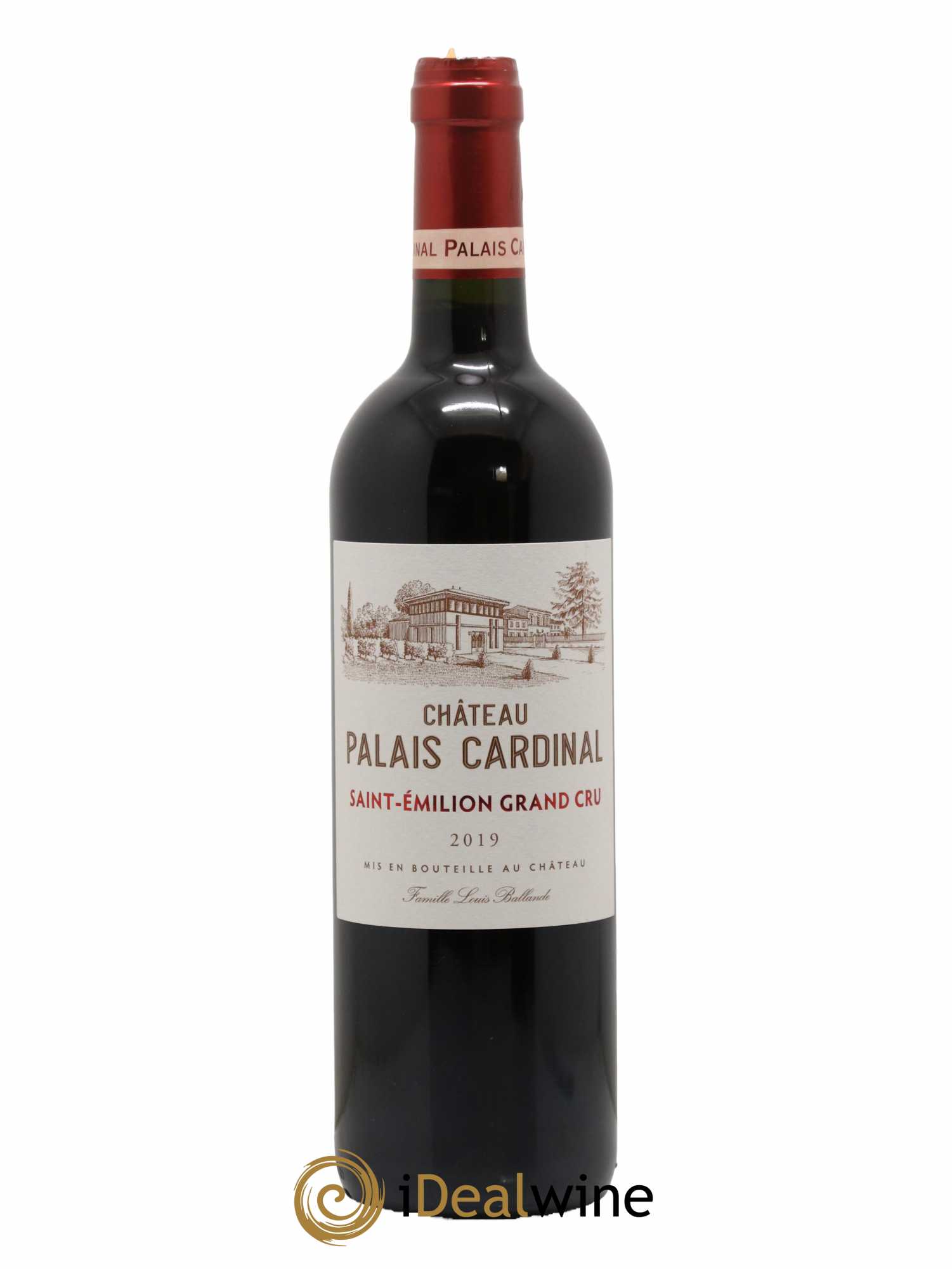 Saint-Émilion Château Palais Cardinal 2019 - Posten von 1 Flasche - 0