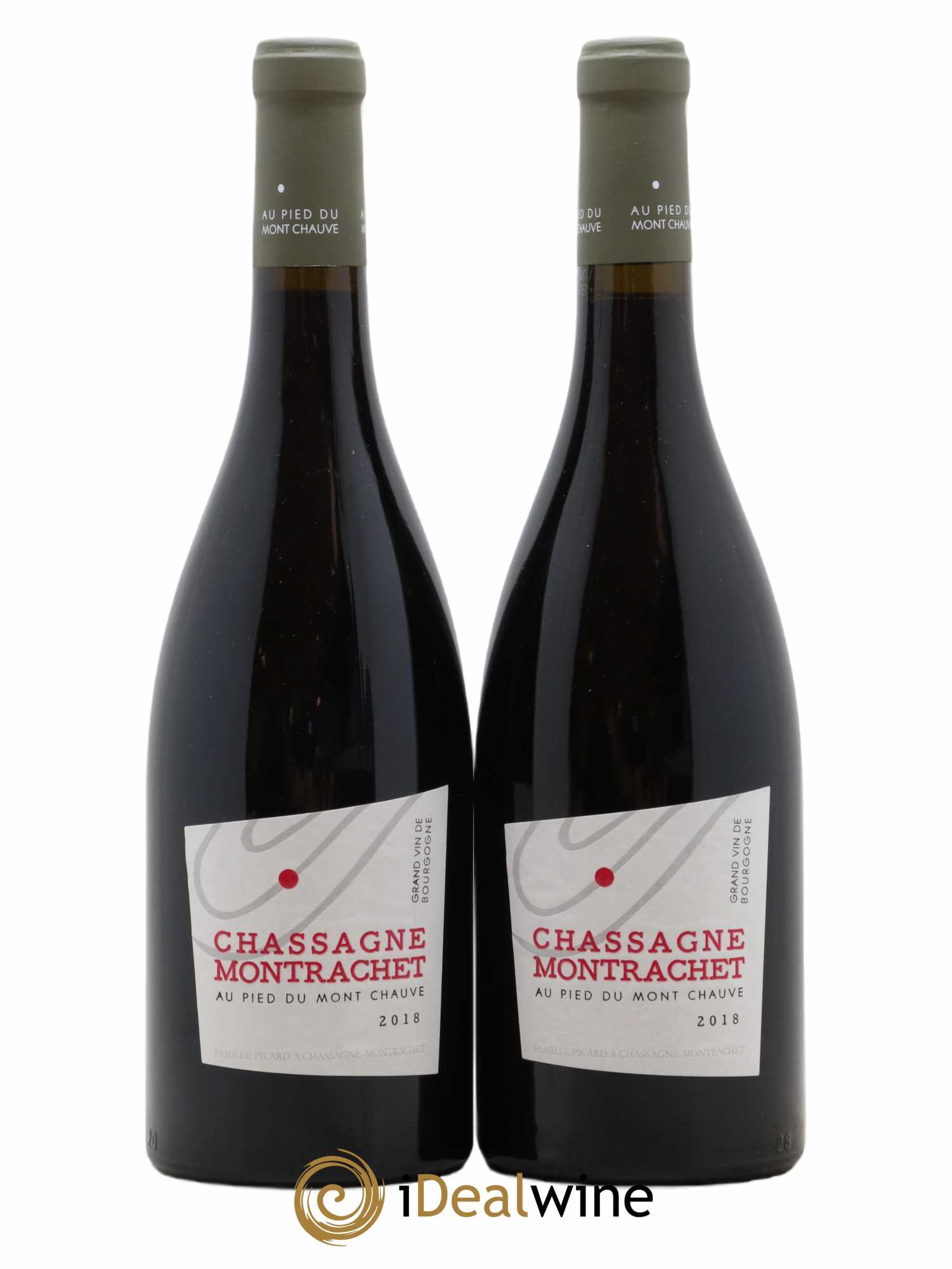 Chassagne-Montrachet Au Pied Du Mont Chauve 2018 - Lot de 2 bouteilles - 0