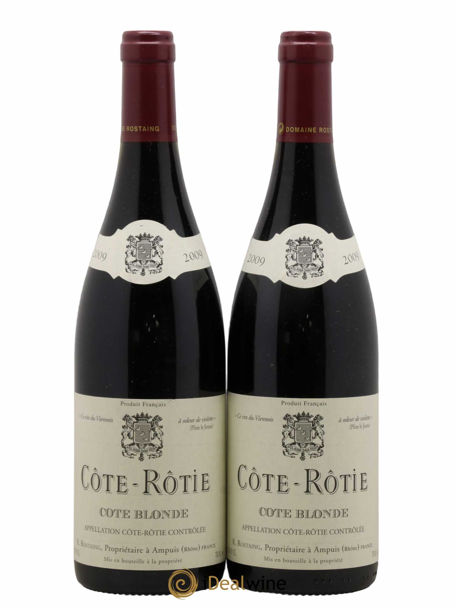 Côte-Rôtie Côte Blonde René Rostaing 2009 - Lot de 2 bouteilles - 0