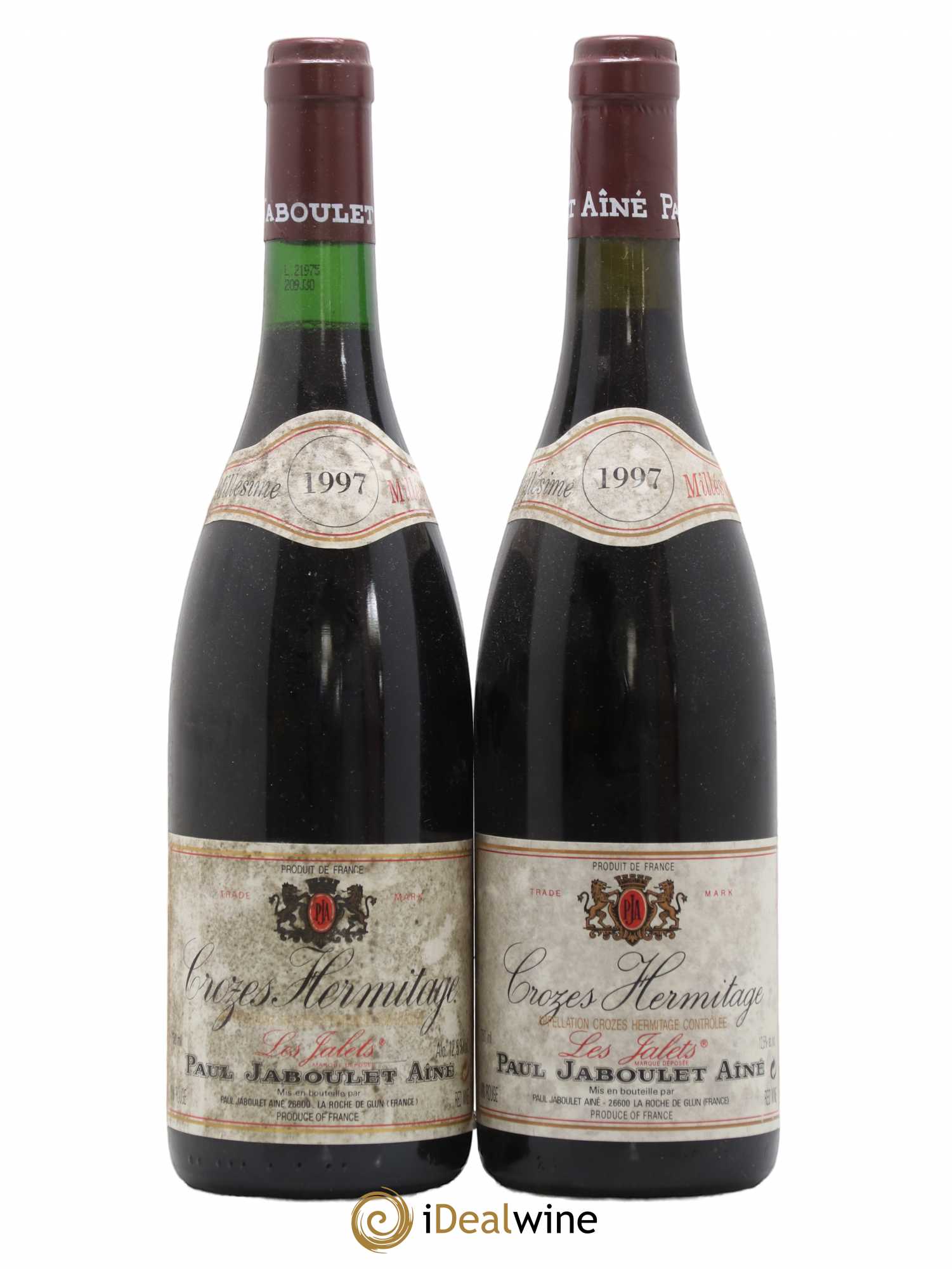 Crozes-Hermitage Les Jalets Paul Jaboulet Ainé 1997 - Lot de 2 bouteilles - 0