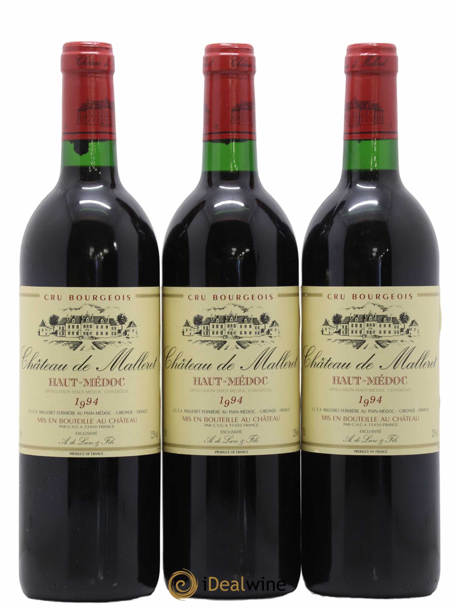 Château de Malleret Cru Bourgeois 1994 - Lot de 6 bouteilles - 2