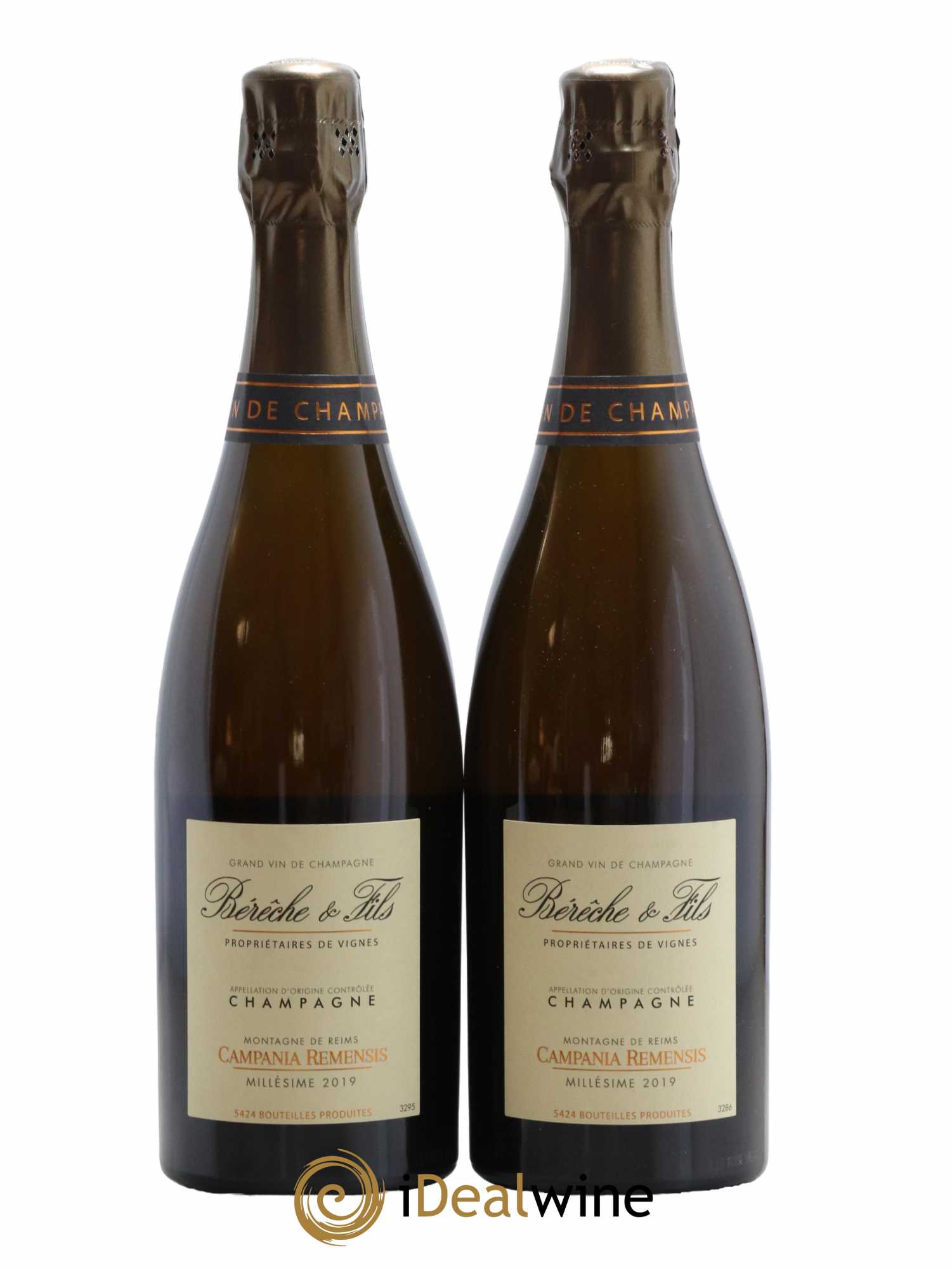 Campania Remensis Extra-Brut Bérêche et Fils 2019 - Lot of 2 bottles - 0