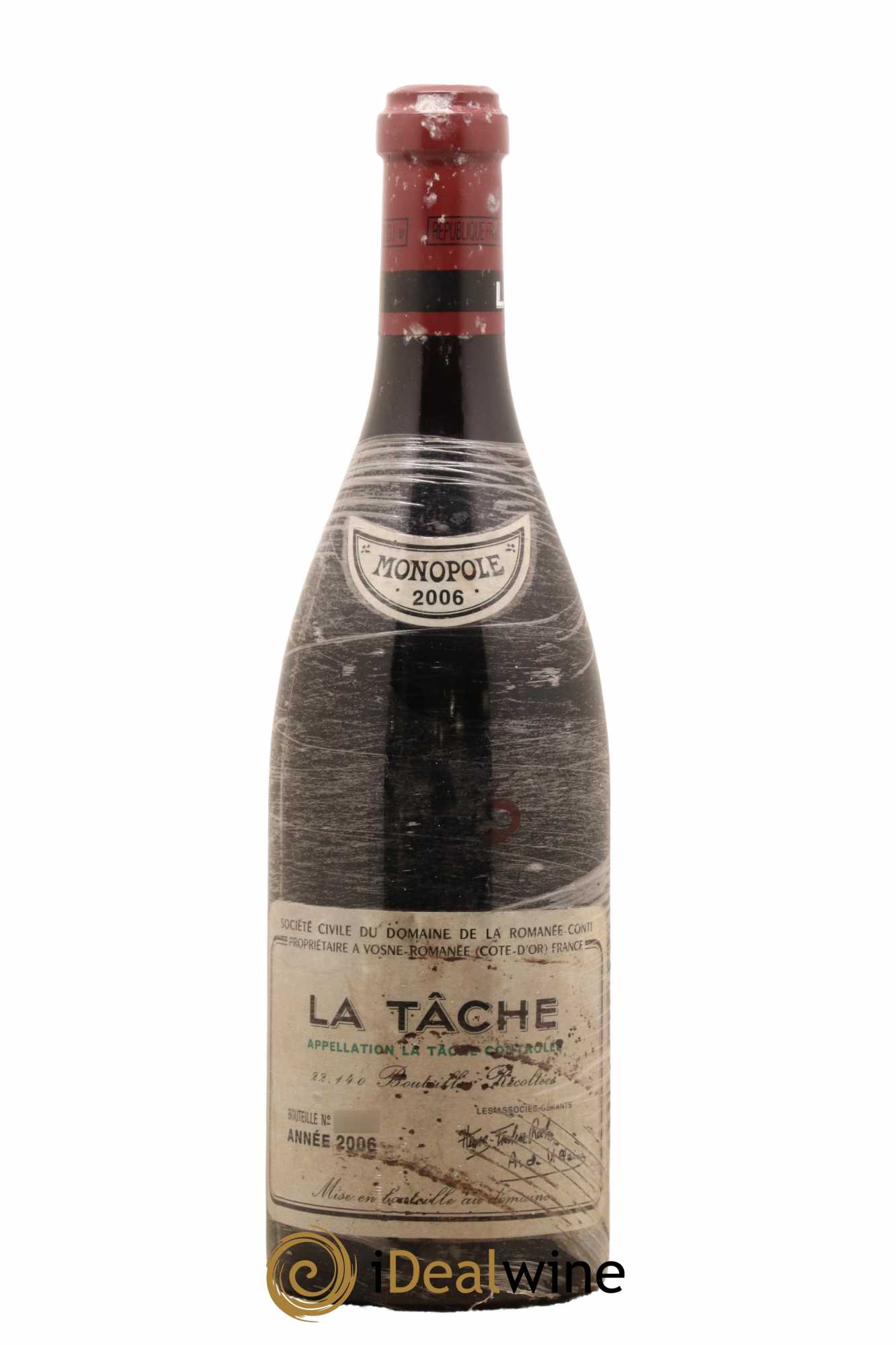 La Tâche Grand Cru Domaine de la Romanée-Conti  2006 - Lot de 1 bouteille - 0