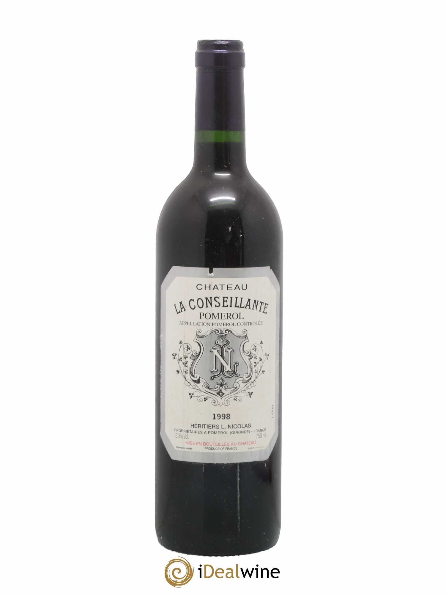 Château la Conseillante 1998 - Lot of 1 bottle - 0