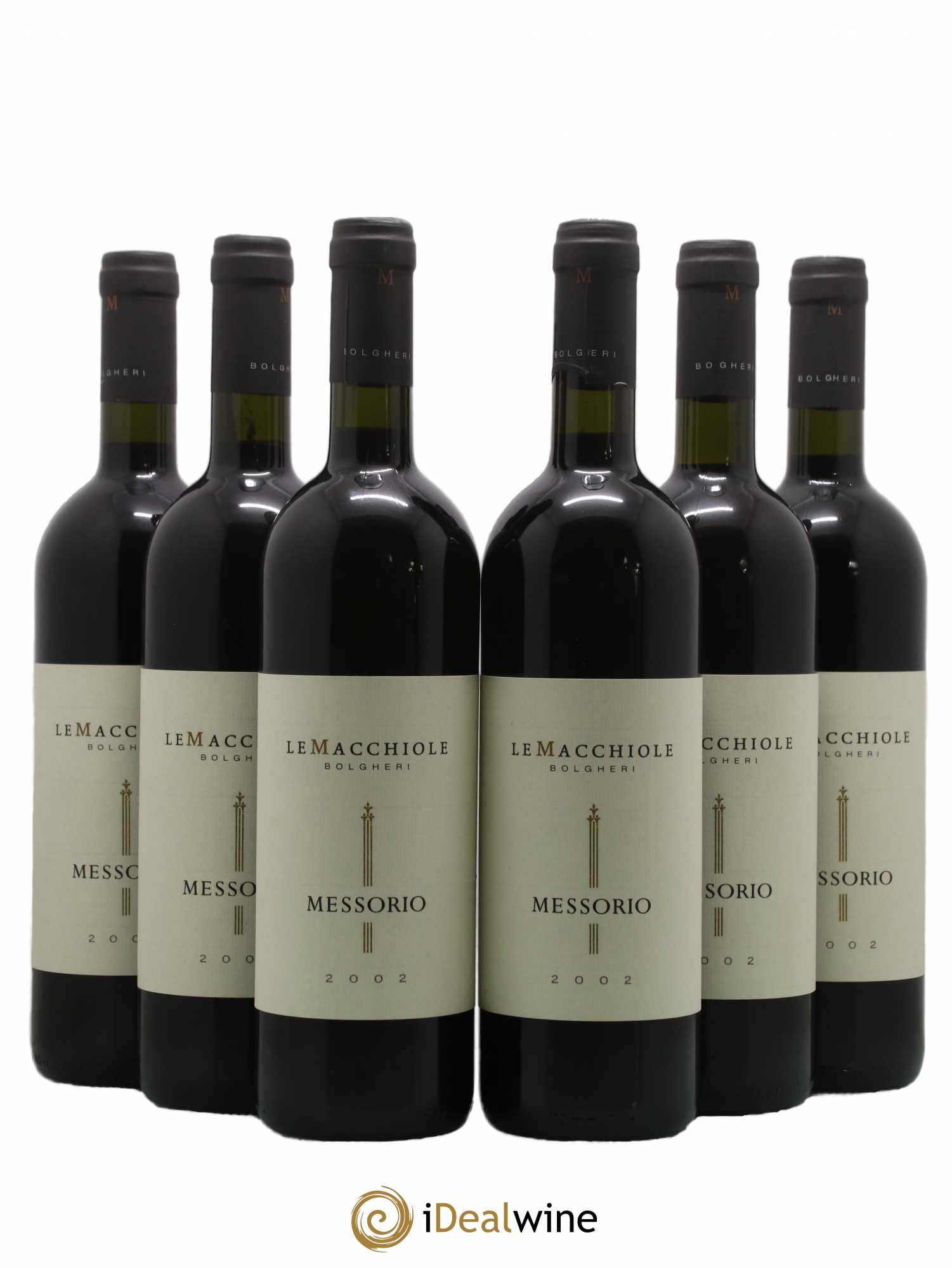 Toscana IGT Le Macchiole Messorio 2002 - Lot de 6 bouteilles - 0