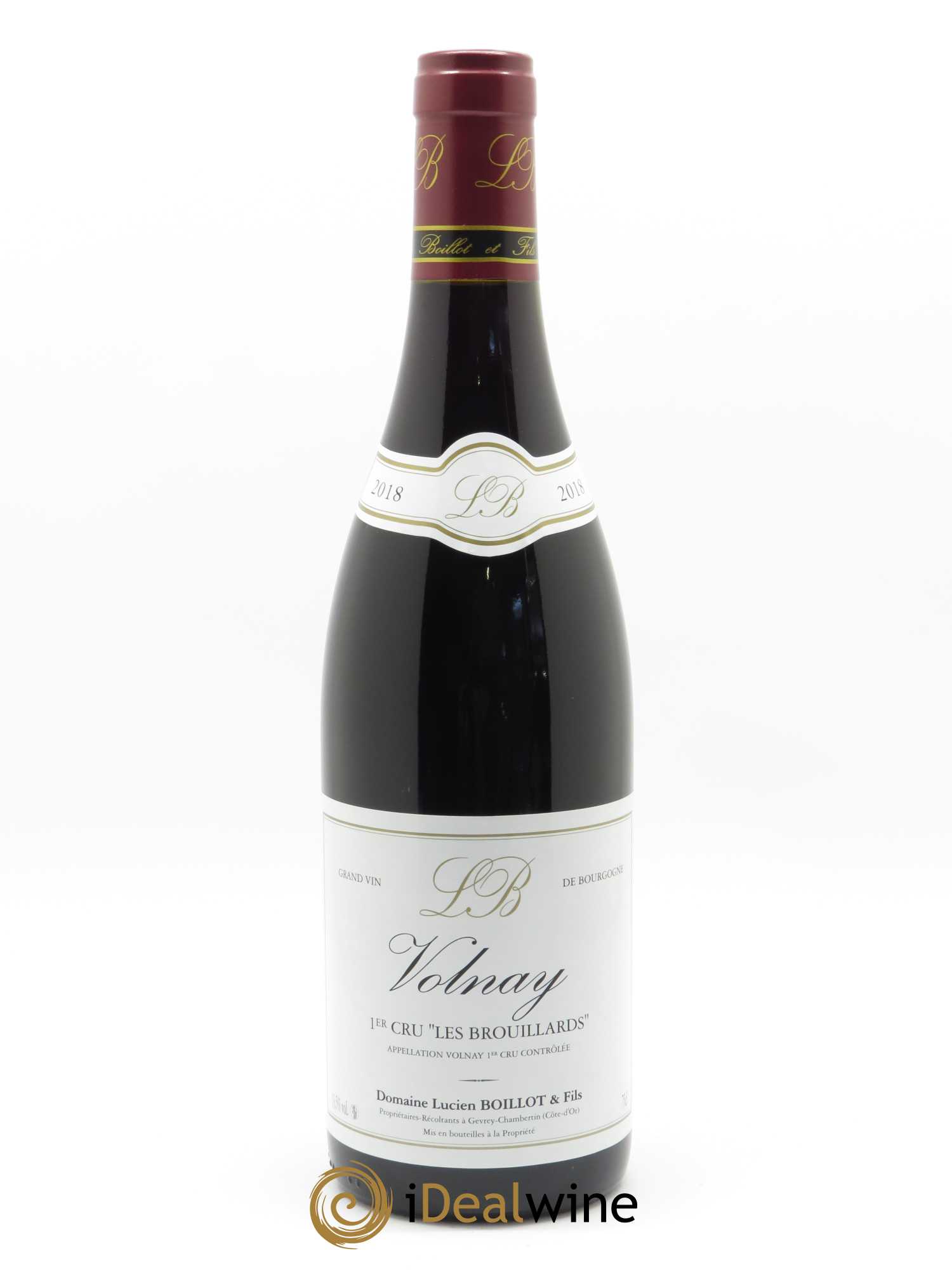 Volnay 1er Cru Les Brouillards Lucien Boillot & Fils (Domaine) 2018 - Lotto di 1 bottiglia - 0