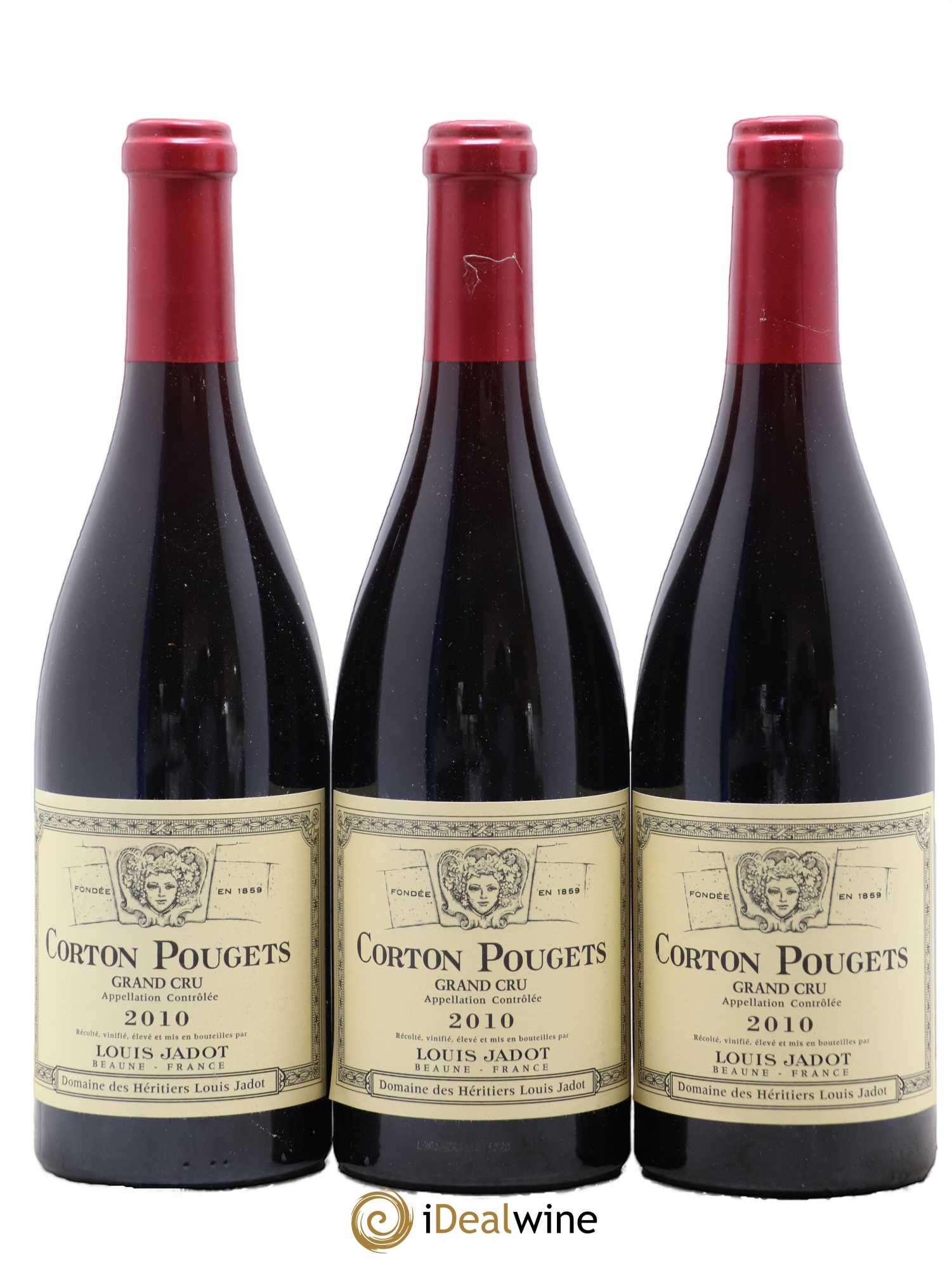 Corton Grand Cru Pougets Maison Louis Jadot 2010 - Lot de 6 bouteilles - 1