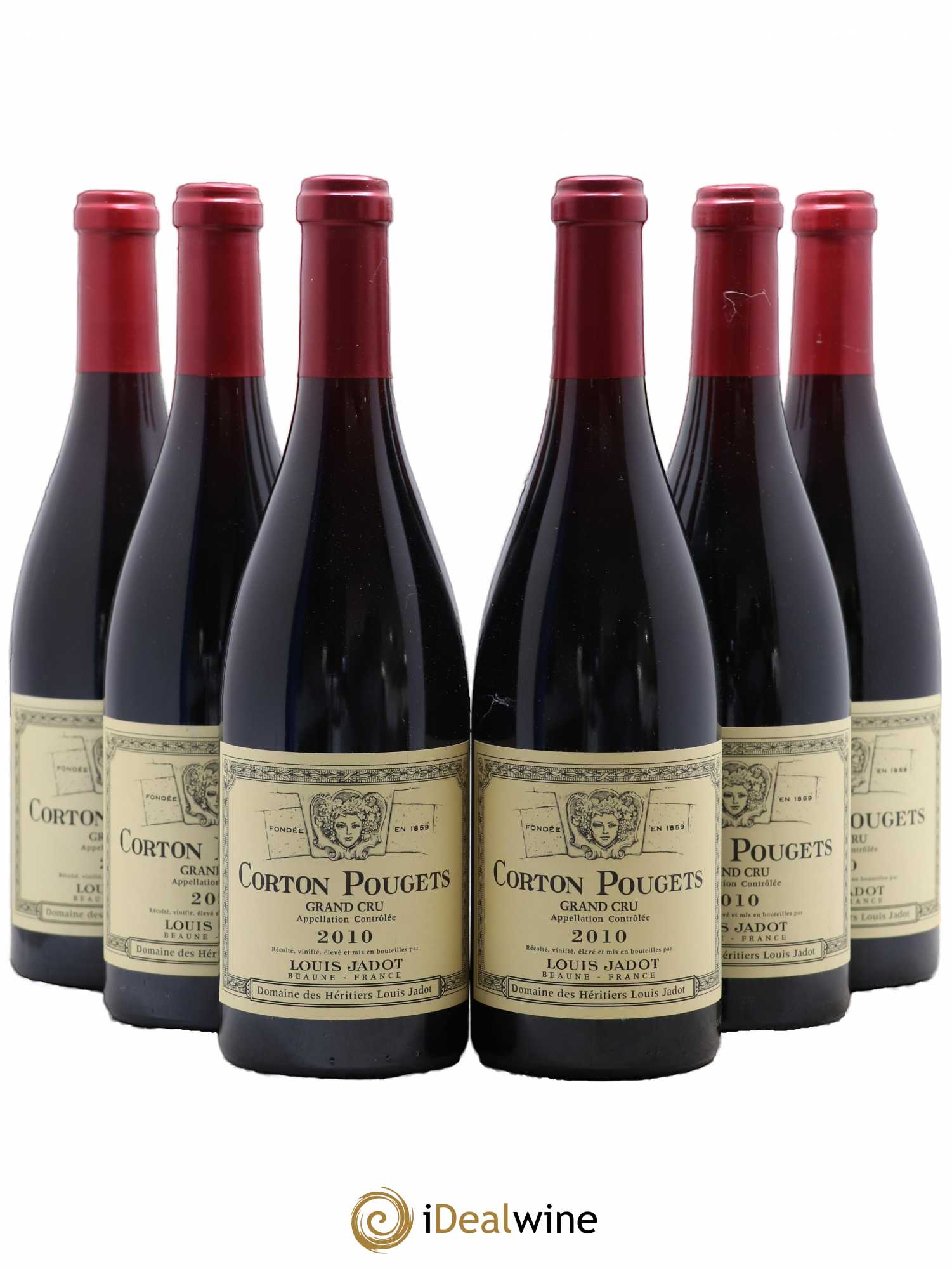 Corton Grand Cru Pougets Maison Louis Jadot 2010 - Lot de 6 bouteilles - 0