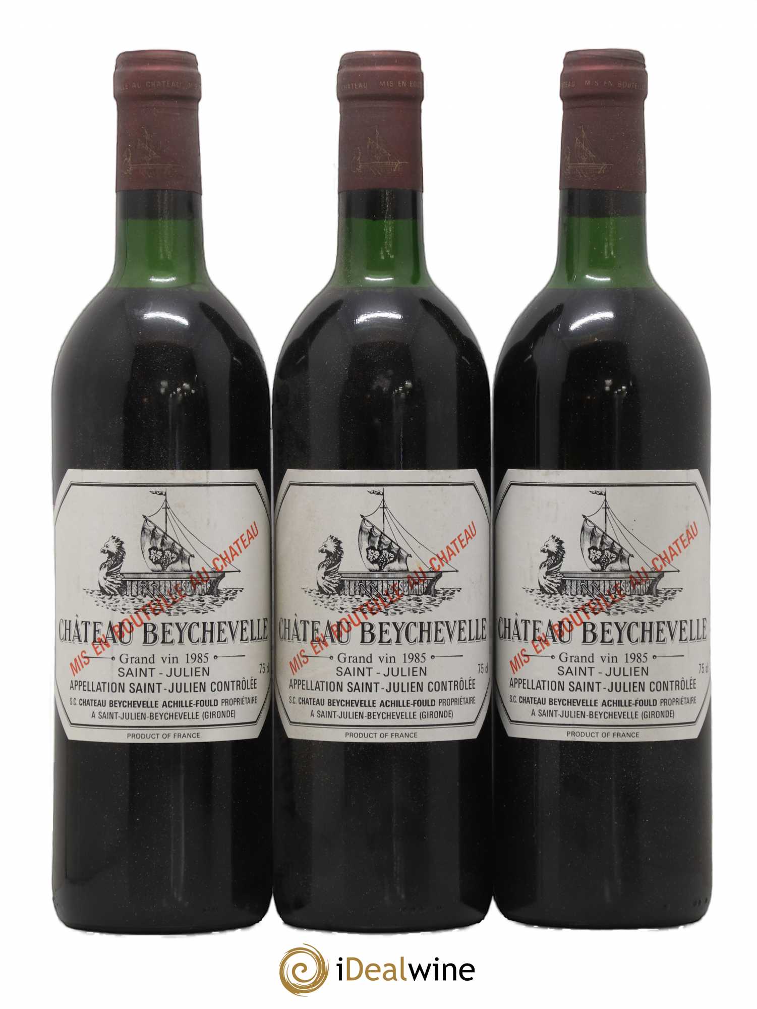 Château Beychevelle 4ème Grand Cru Classé 1985 - Lot of 6 bottles - 1