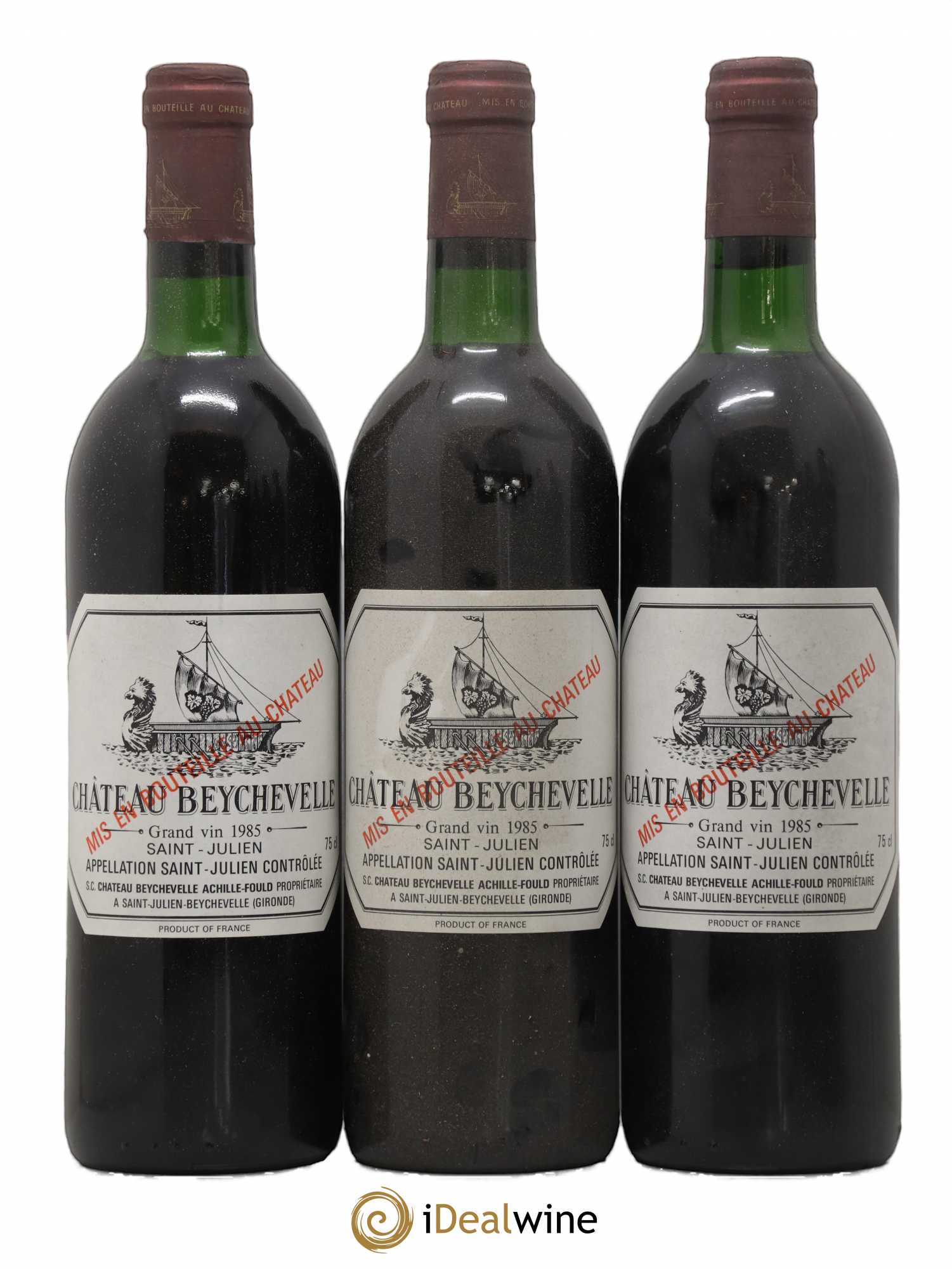 Château Beychevelle 4ème Grand Cru Classé 1985 - Lot of 6 bottles - 2