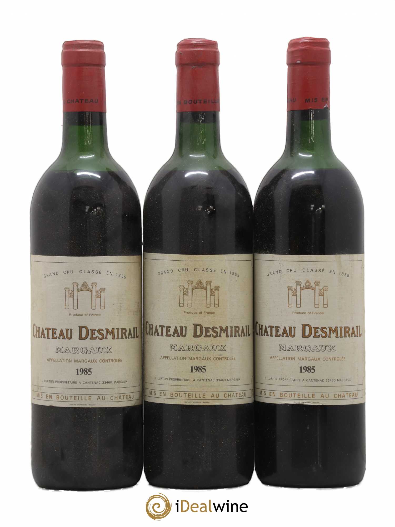 Château Desmirail 3ème Grand Cru Classé 1985 - Lot of 3 bottles - 0