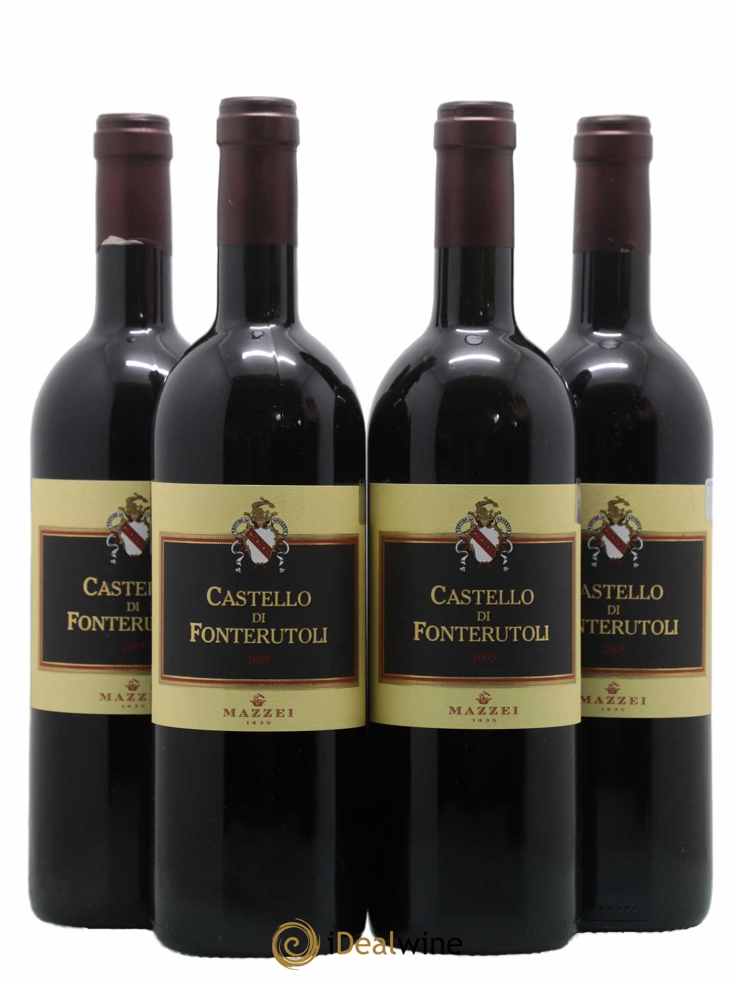 Chianti Classico DOCG Castello di Fonterutoli Mazzei (no reserve) 2005 - Lot of 4 bottles - 0