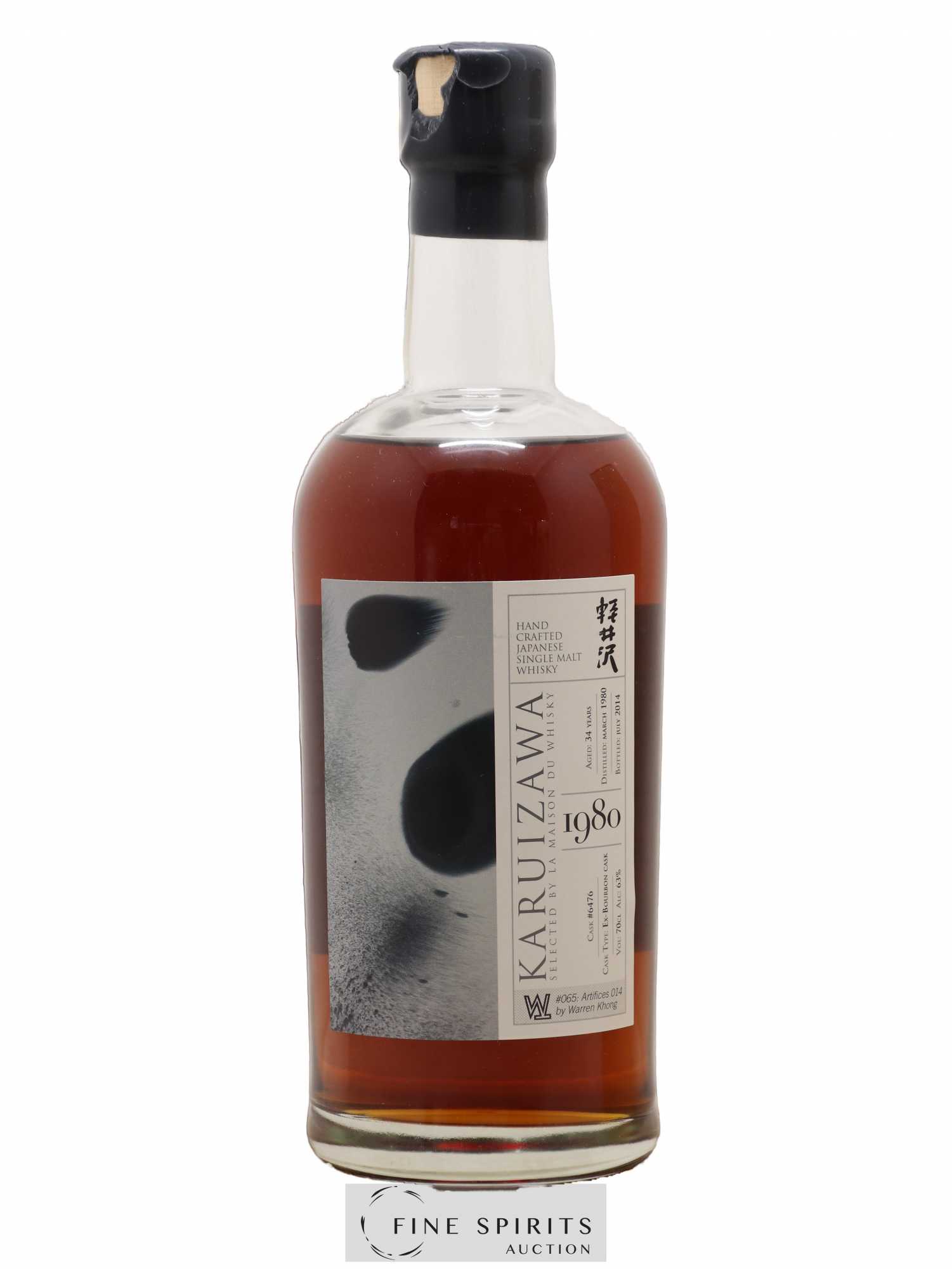 Karuizawa 34 years 1980 Number One Drinks Ex-Bourbon Cask n°6476 - bottled 2014 LMDW Artist - Lot de 1 bouteille - 1