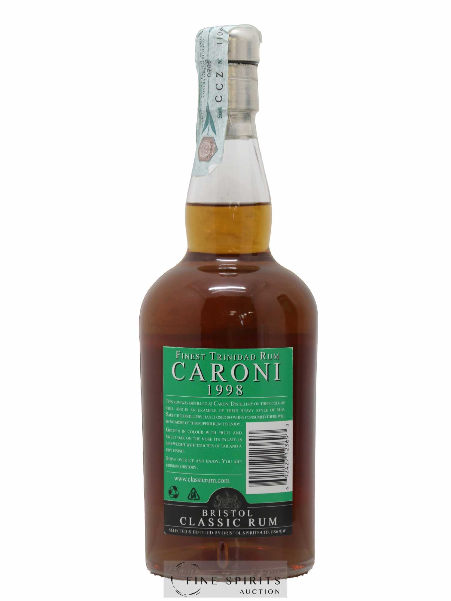 Caroni 1998 Bristol Spirits Bristol Classic Rum bottled in 2015 - Lot de 1 bouteille - 2