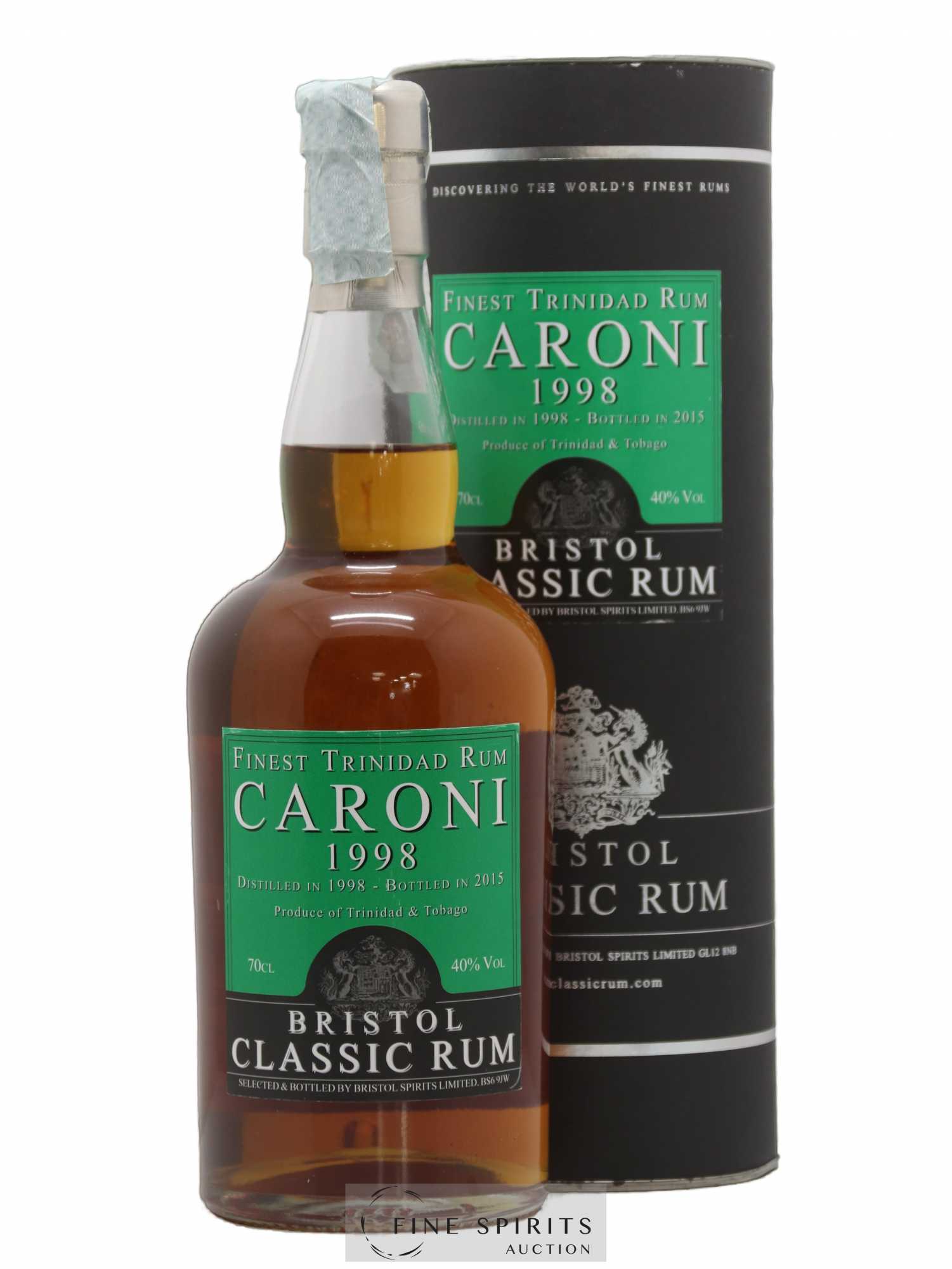 Caroni 1998 Bristol Spirits Bristol Classic Rum bottled in 2015 - Lot de 1 bouteille - 0