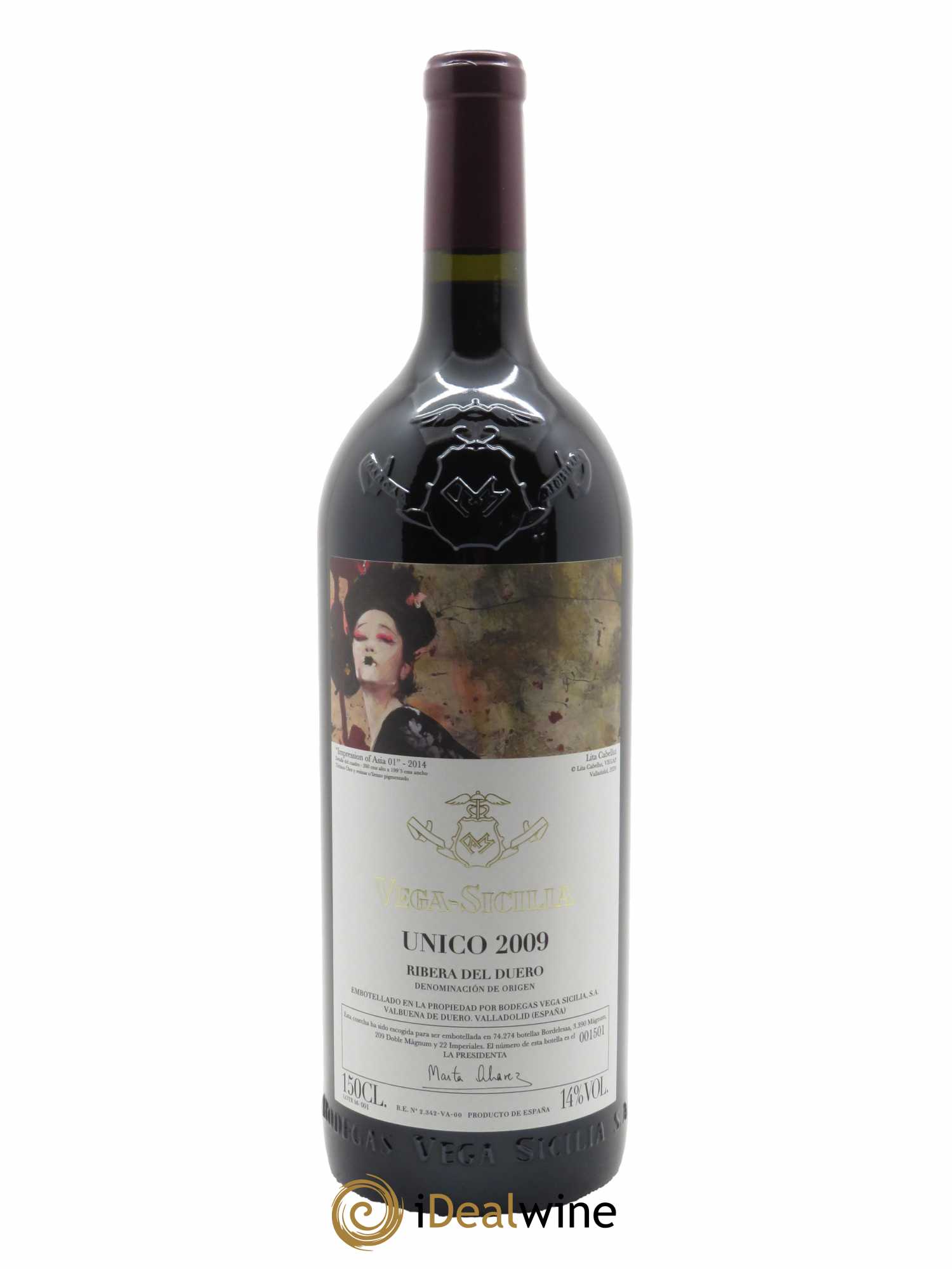 Ribera Del Duero DO Vega Sicilia Unico Famille Alvarez  2009 - Lot de 1 magnum - 1