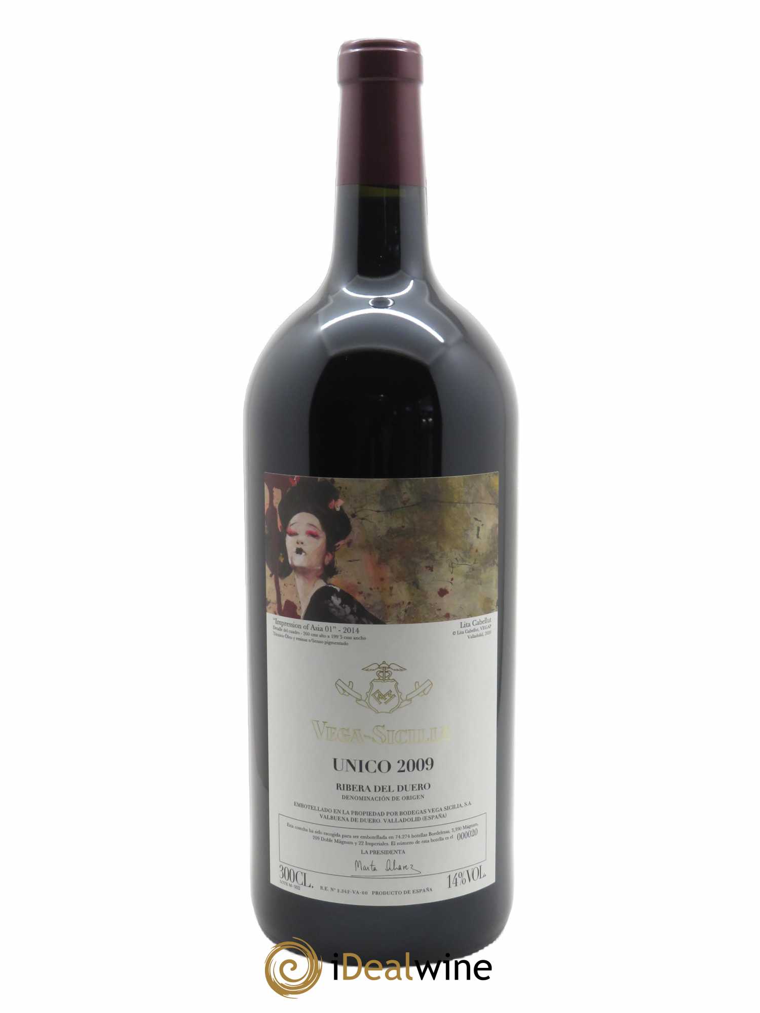 Ribera Del Duero DO Vega Sicilia Unico Famille Alvarez  2009 - Lotto di 1 jéroboam - 1